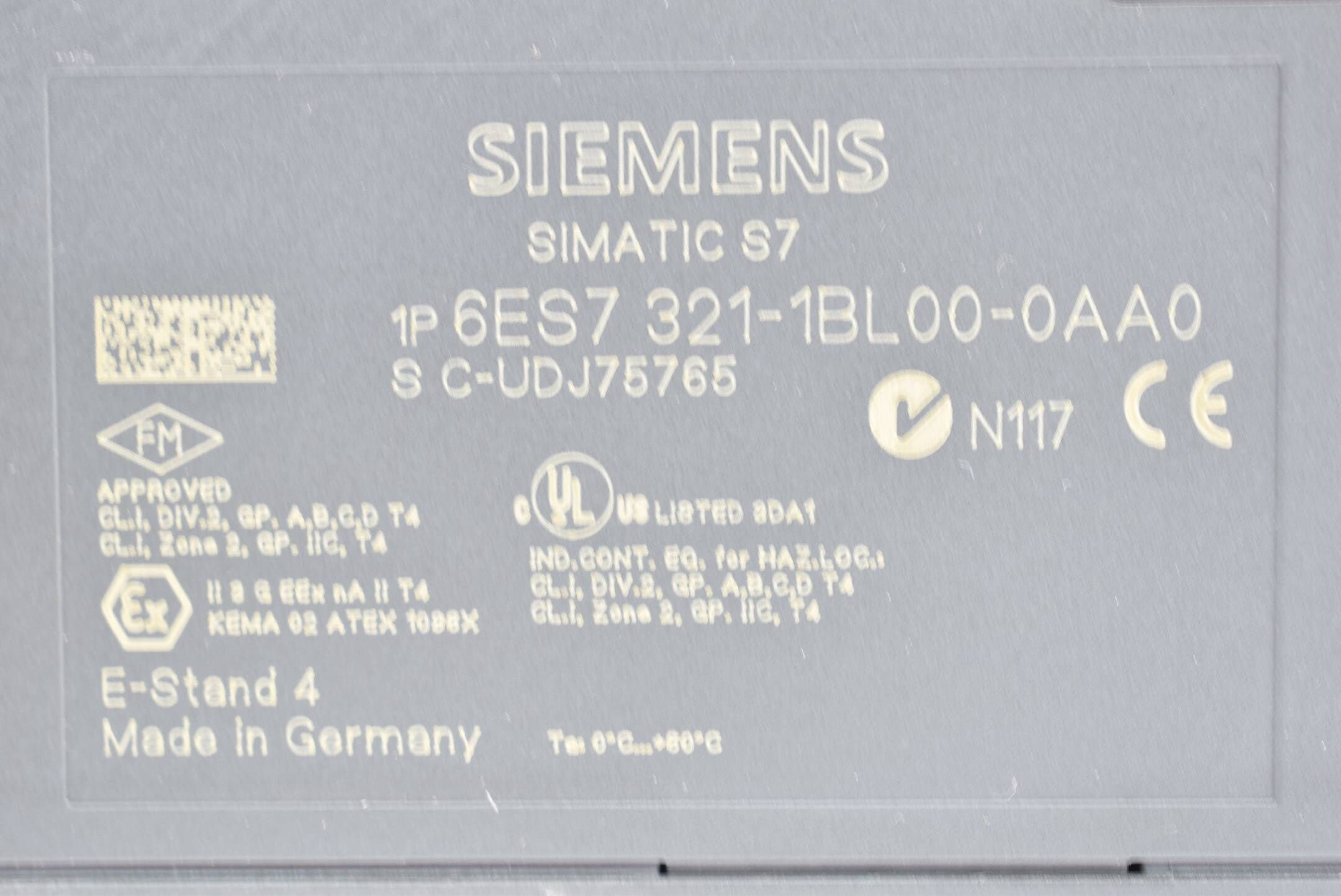 Siemens Simatic S7-300 Digital 6ES7321-1BL00-0AA0 ( 6ES7 321-1BL00-0AA0 )