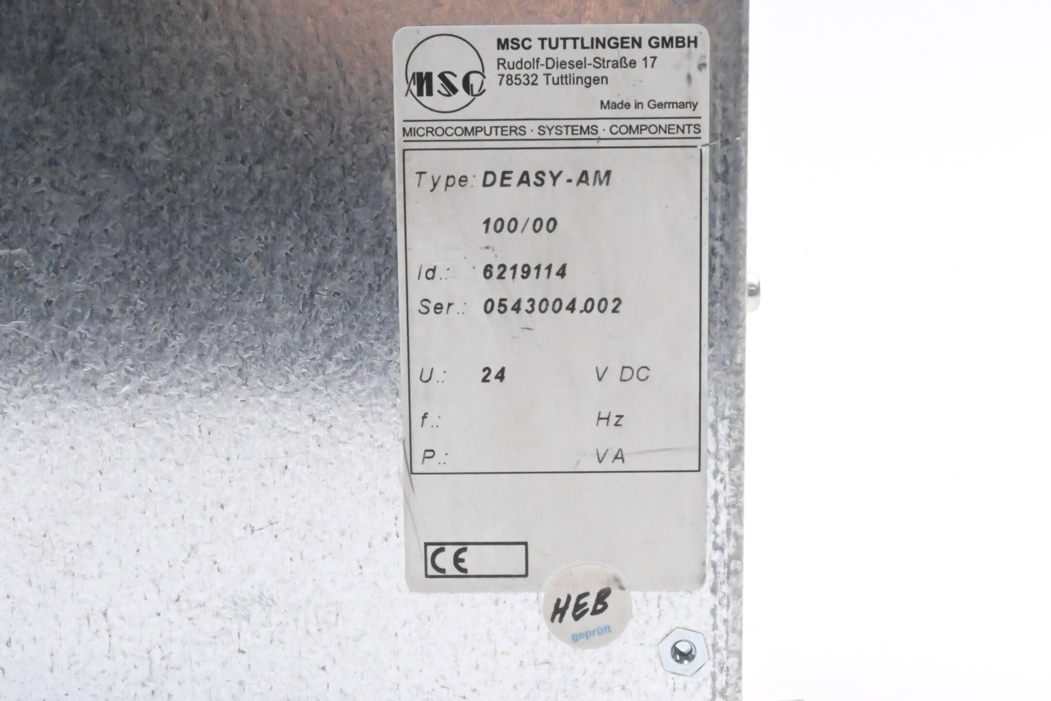 MSC Controller DEASY-AM 100/00 ( 6219114 )