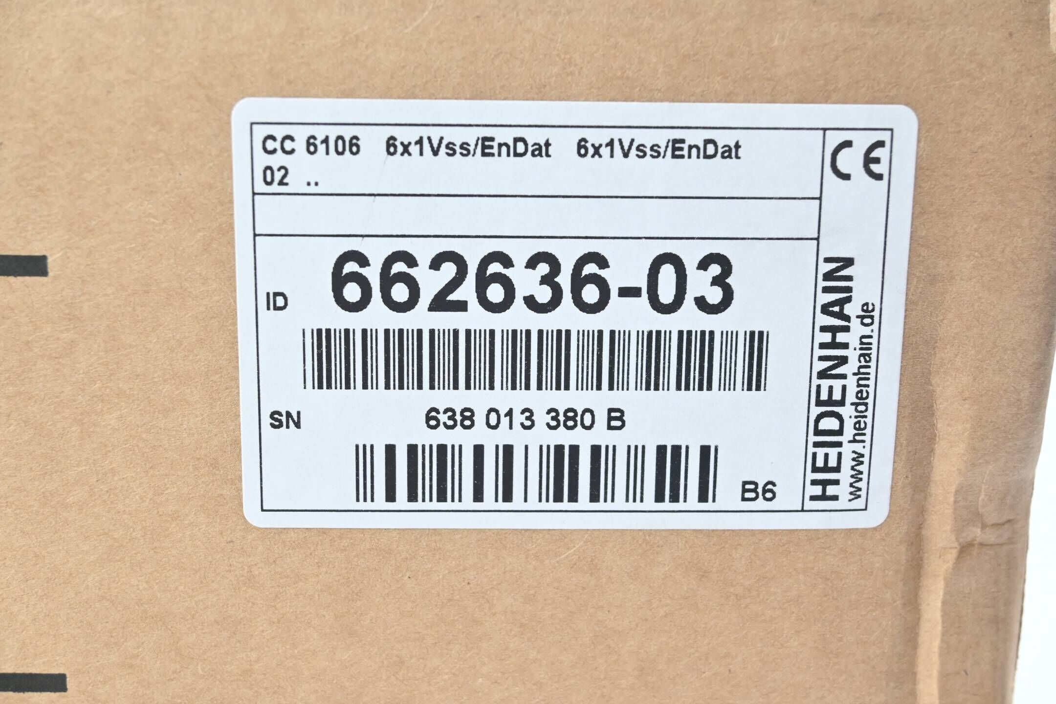 Heidenhain Regeleinheit CC 6106 6x1Vss/EnDat 6x1Vss/EnDat 02 ( 662636-03 ) V. B6