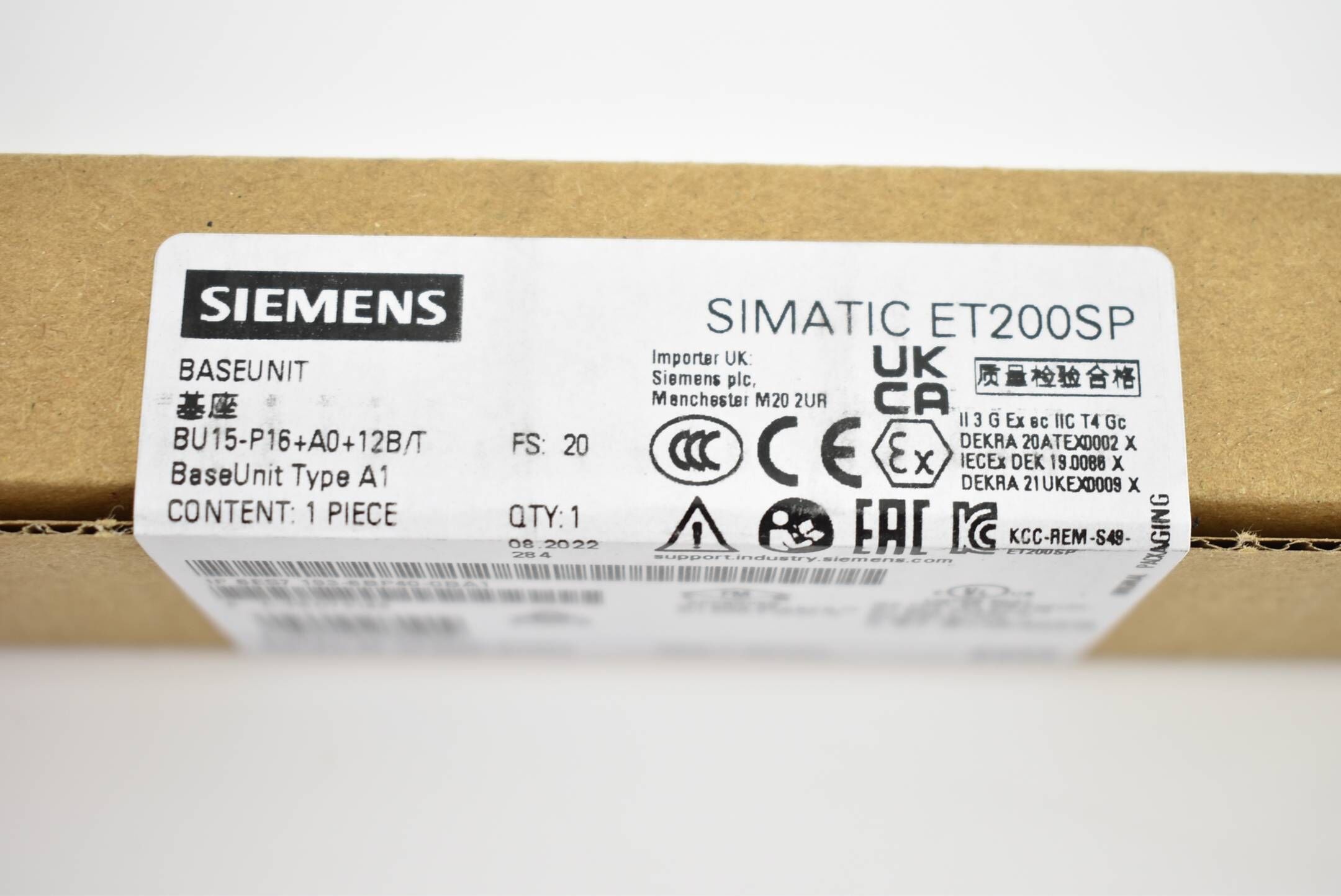 Siemens simatic ET 200SP 6ES7 193-6BP40-0BA1 ( 6ES7193-6BP40-0BA1 ) E20