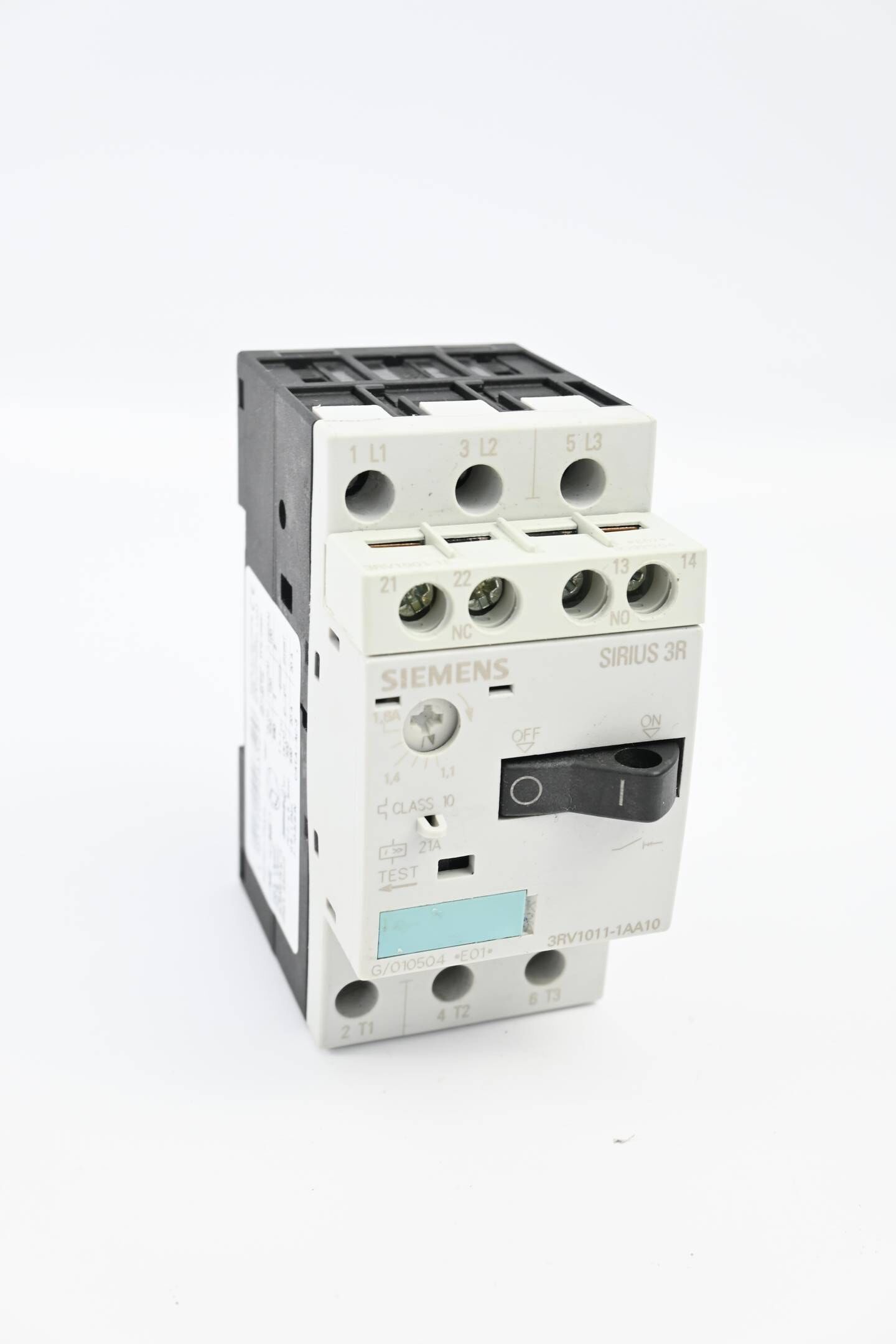 Siemens Leistungsschalter 3RV1011-0AA10 ( 3RV1 011-0AA10 )