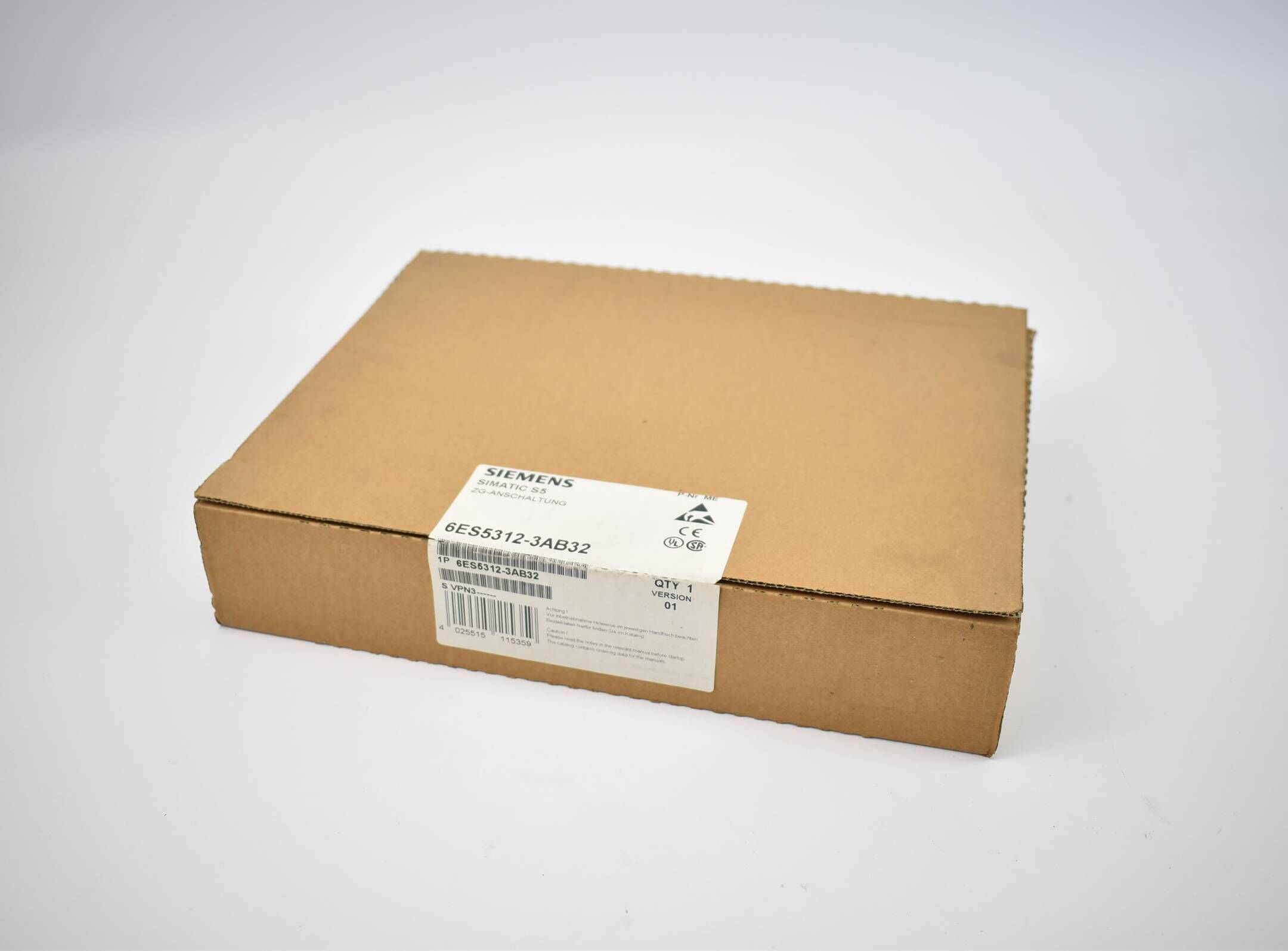 Siemens simatic S5 ZG-Anschaltung 6ES5 312-3AB32 ( 6ES5312-3AB32 ) Vers. 01