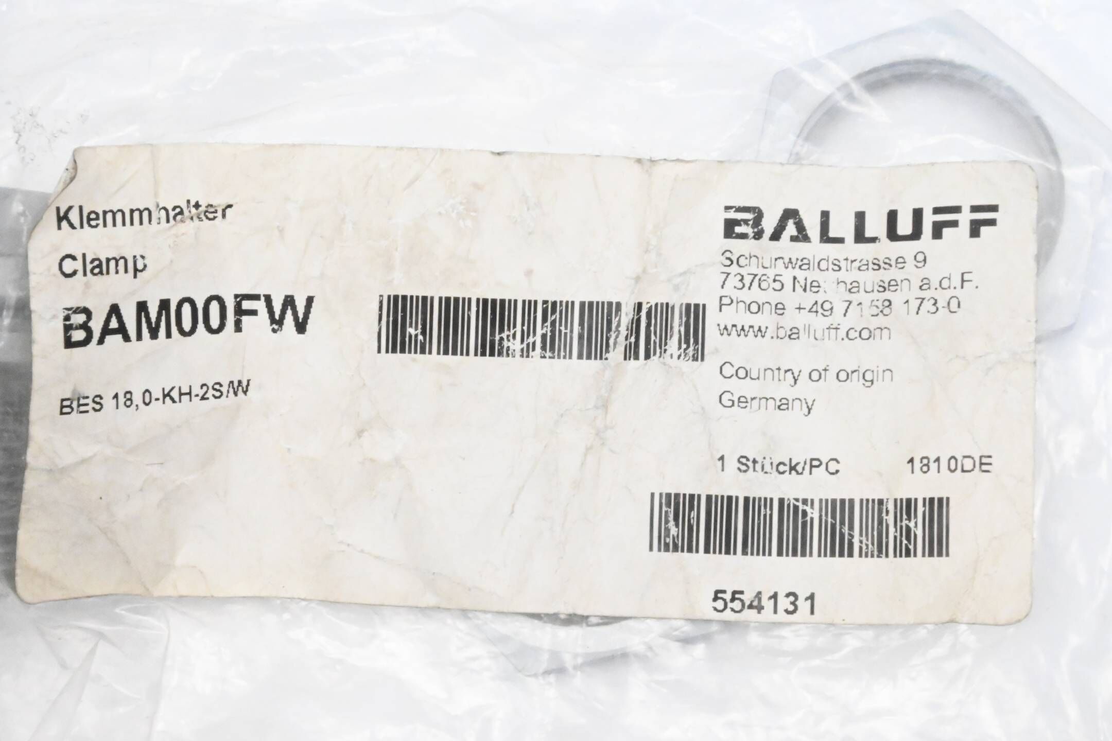 Balluff BAM00FW BAM00FW ( 554131 )