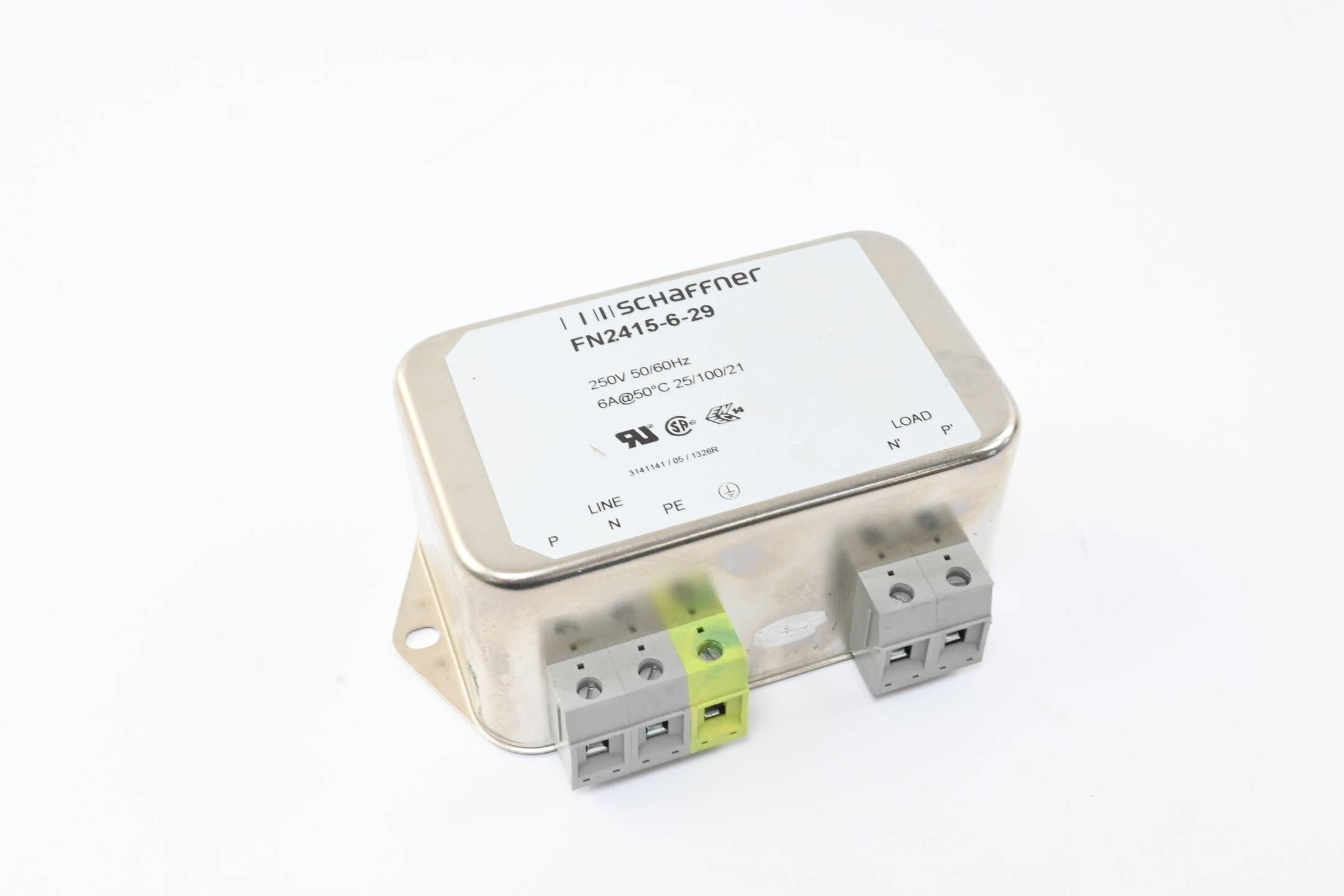 Schaffner Entstörfilter FN2415-6-29 ( 250 V / 50/60Hz )