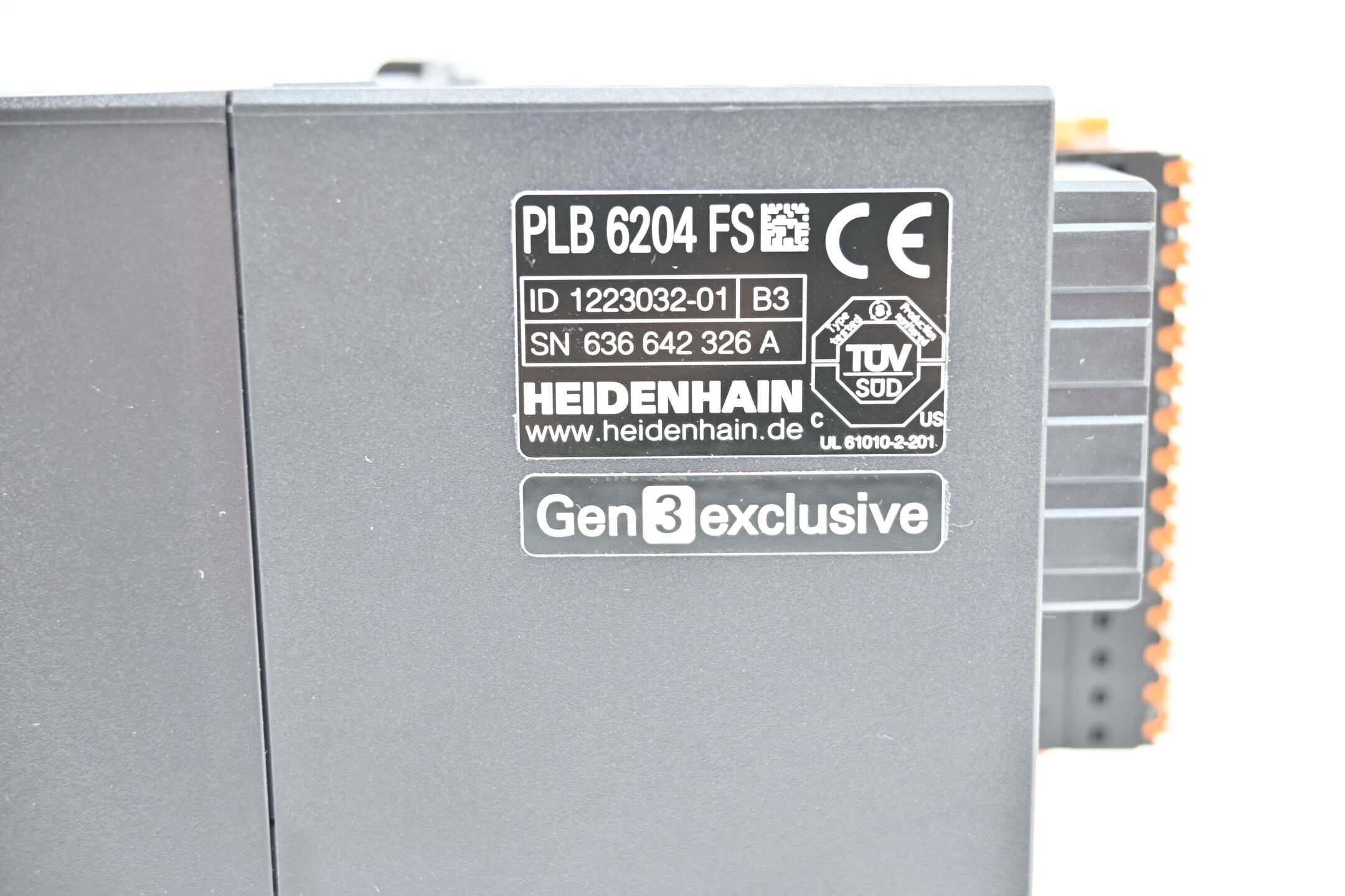 Heidenhain Systemmodul PLB 6204 FS 1223032-01 ( 1223 032-01 ) Ver. B3