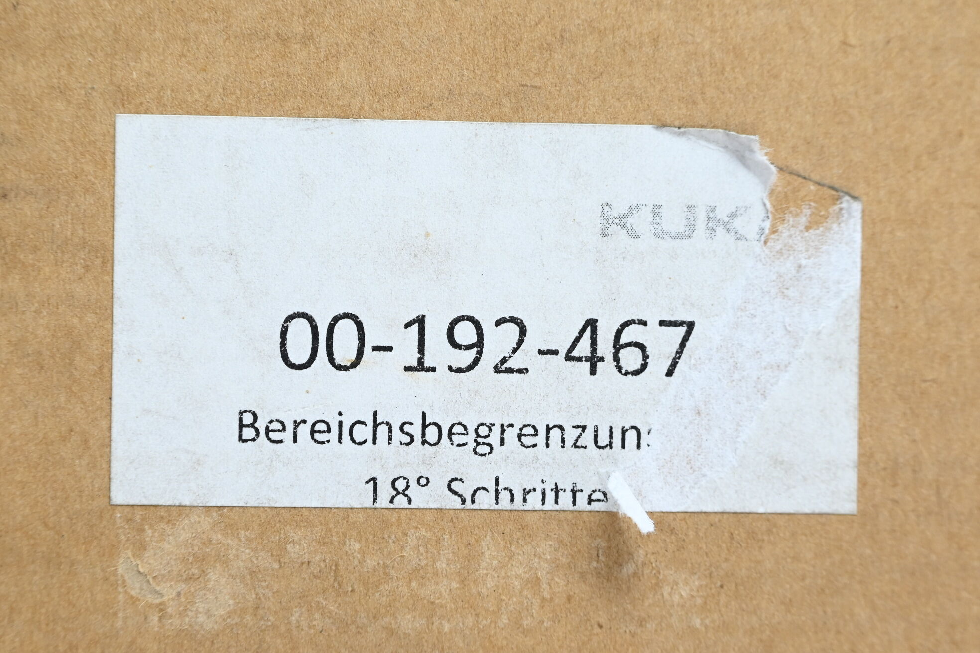 Kuka Achsenbegrenzer 18° für Achse 1 00-192-467