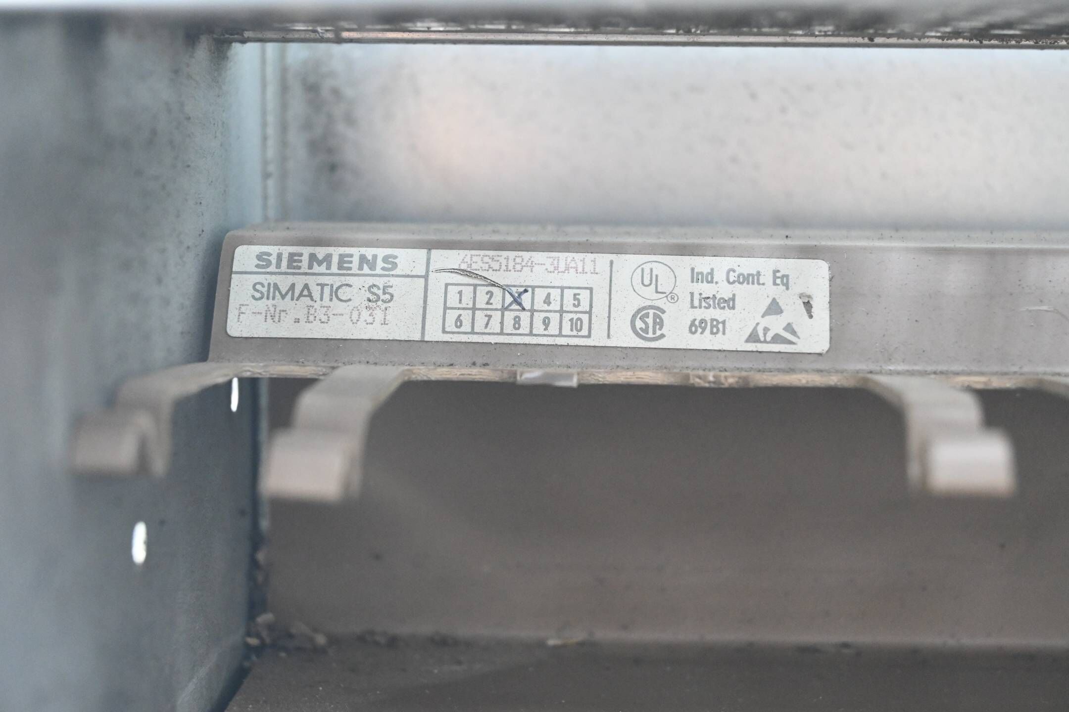 Siemens Simatic S5 184U 6ES5184-3UA11 inkl. Einbaulüfter 6ES5988-3LA11