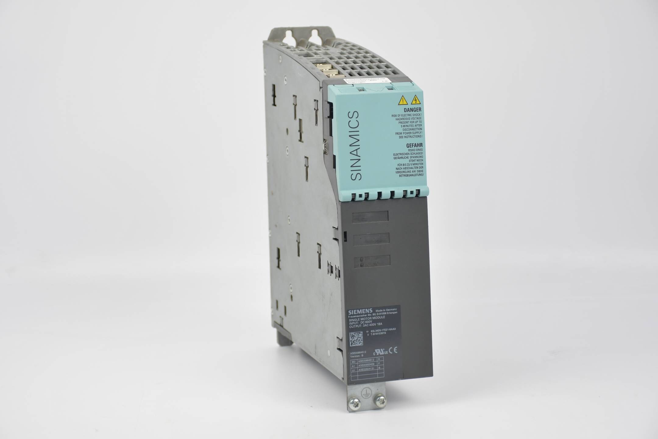 Siemens Sinamics S120 6SL3420-1TE21-8AA0 ( 6SL3 420-1TE21-8AA0 )Ver. B