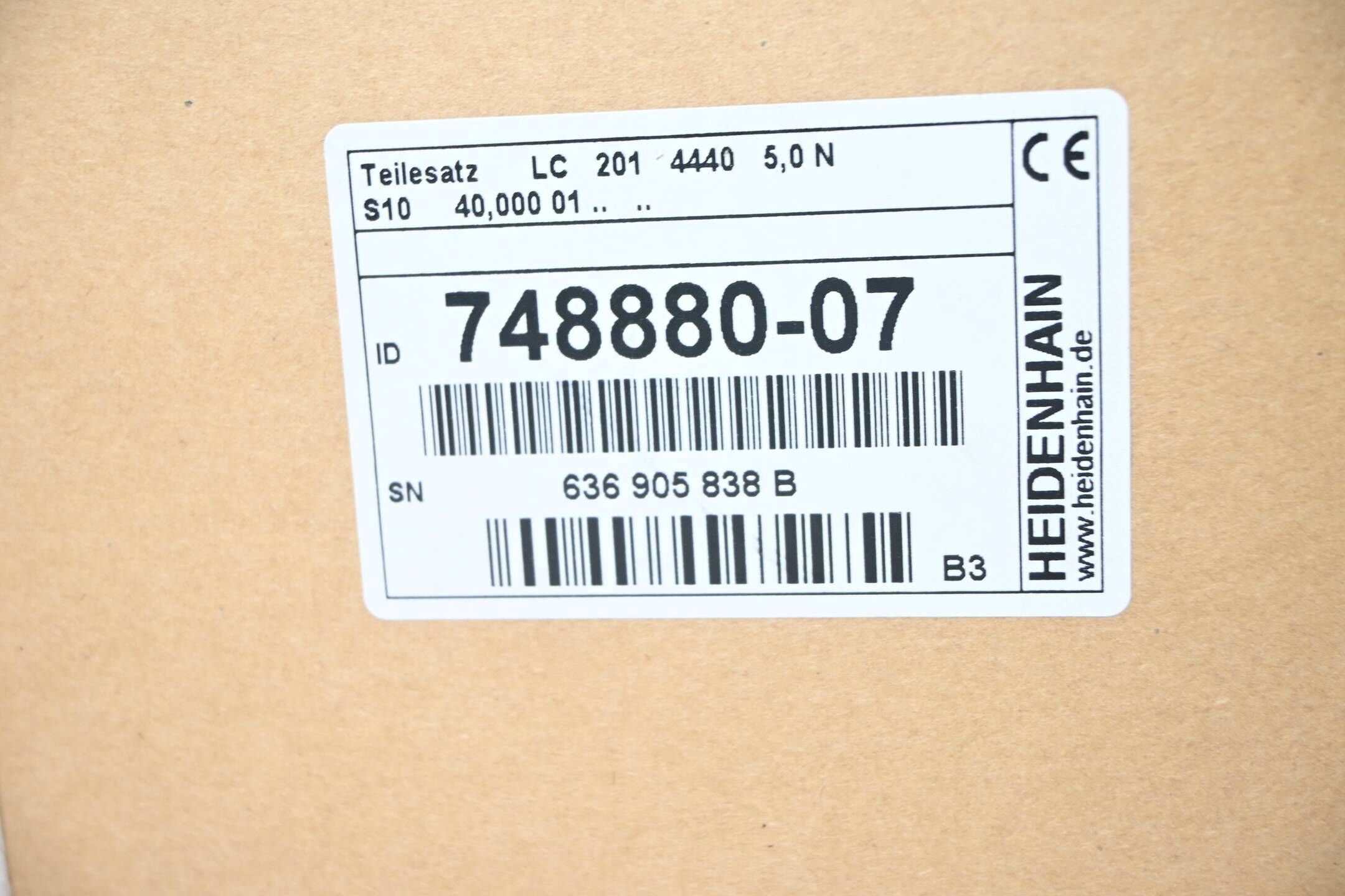 Heidenhain Teilesatz LC 201 748880-07 ( 748 880-07 ) Ver. B3