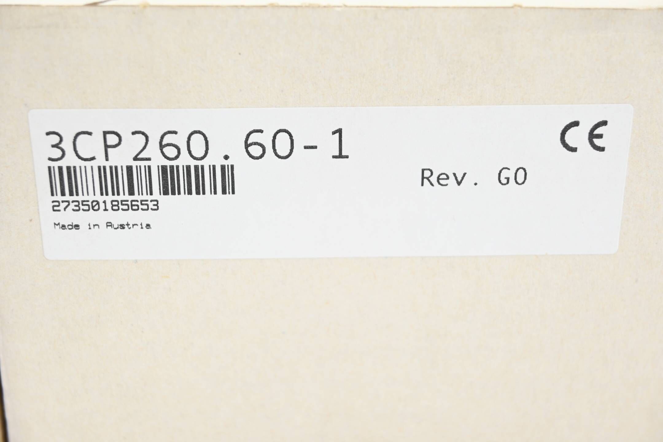 B&R Automation Zentraleinheit CP 260 3CP260.60-1 Rev. G0