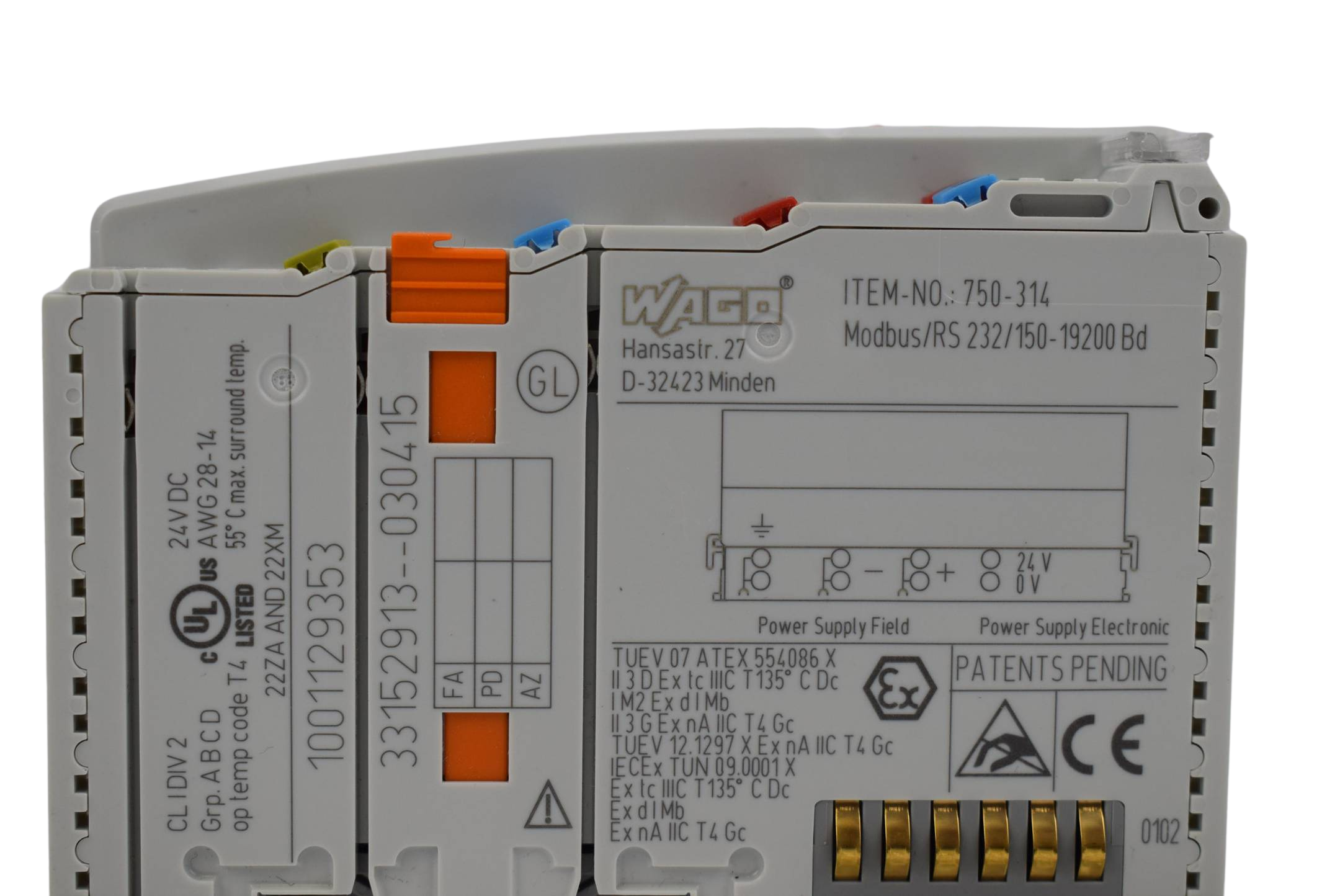 Wago Feldbuskoppler MODBUS 750-314