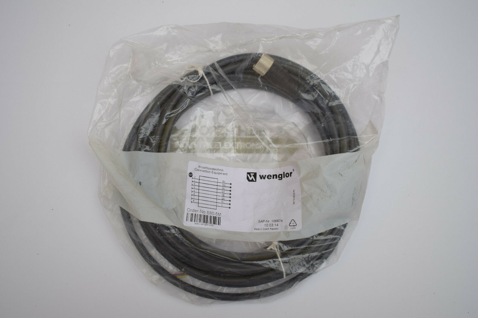 Wenglor Anschlussleitung S80-5M 