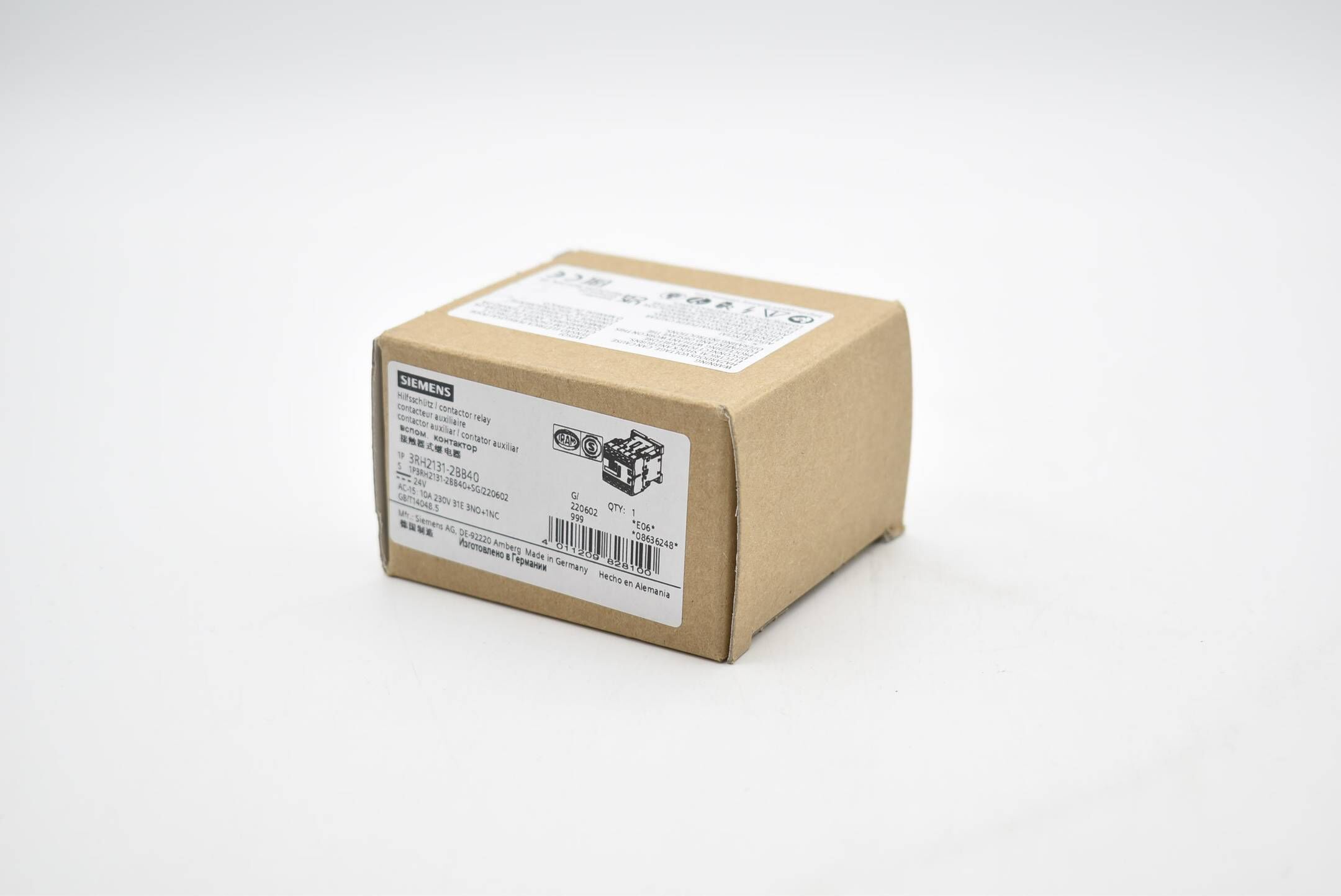 Siemens sirius Hilfsschütz 3RH2131-2BB40 ( 3RH2 131-2BB40 ) E.06