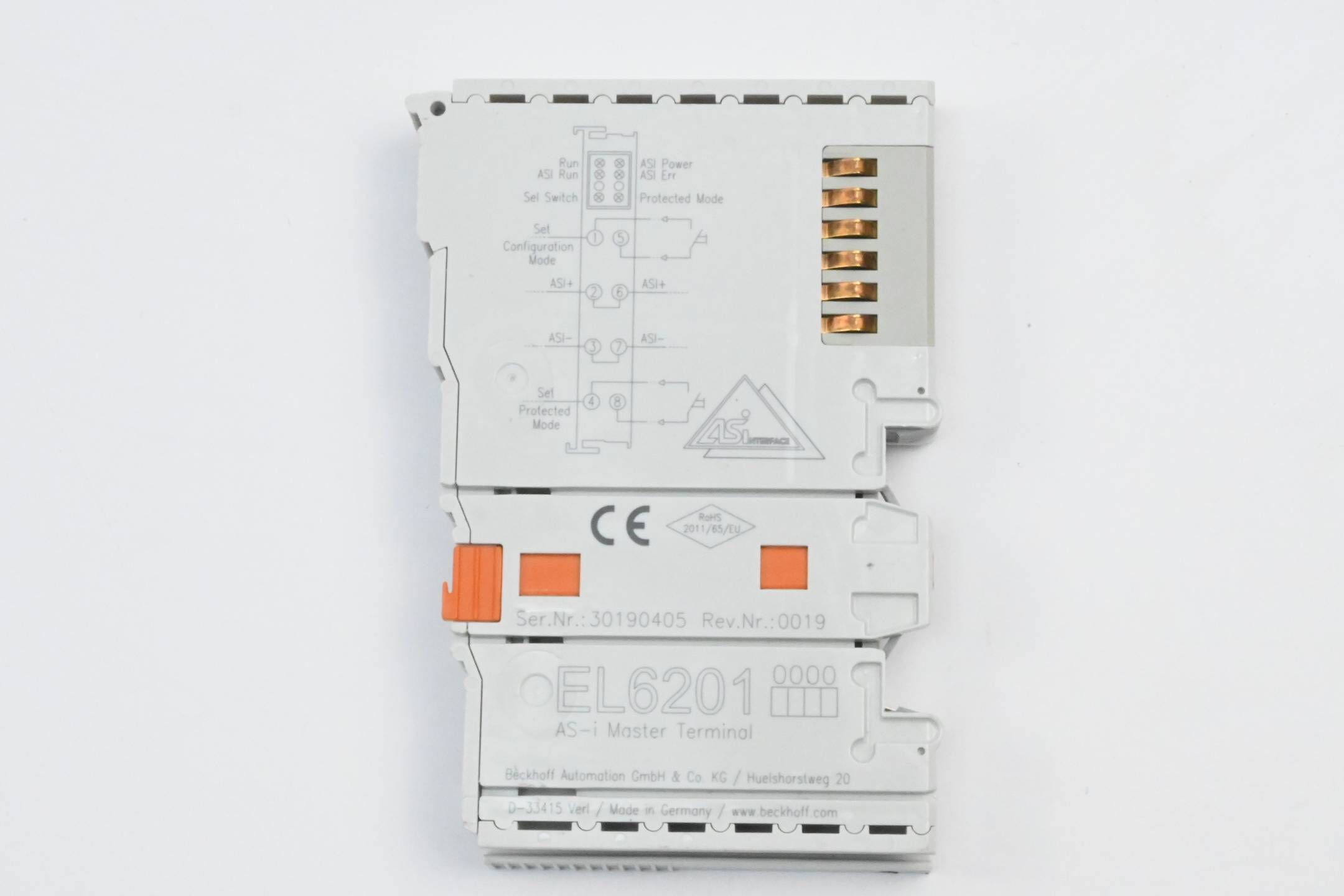 Beckhoff AS-i Master Terminal EL6201 ( EL 6201 )