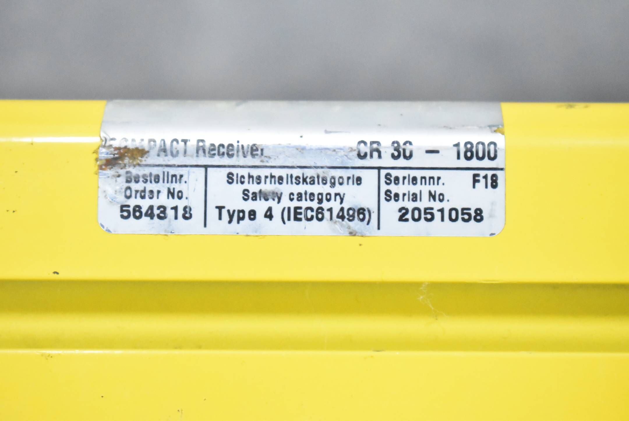 Leuze CR30-1800 1800mm 0,8-18m 30mm Sicherheits-Lichtvorhang Empfänger 564318