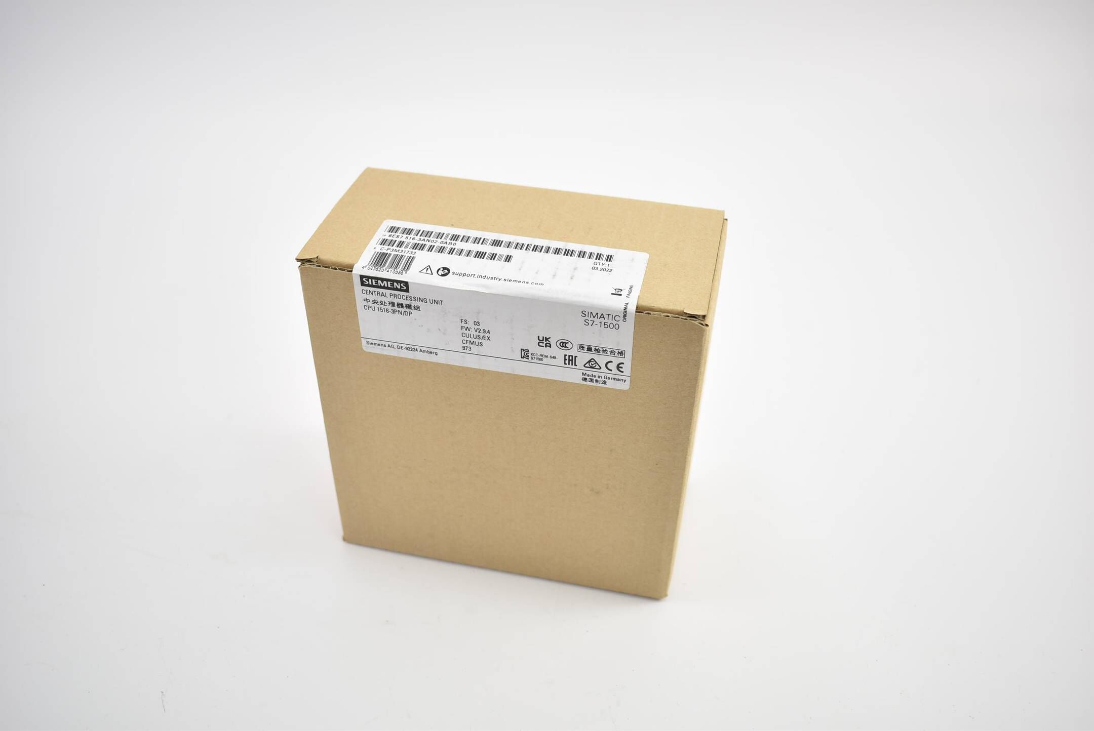 Siemens simatic S7-1500 6ES7 516-3AN02-0AB0 ( 6ES7516-3AN02-0AB0 ) E3