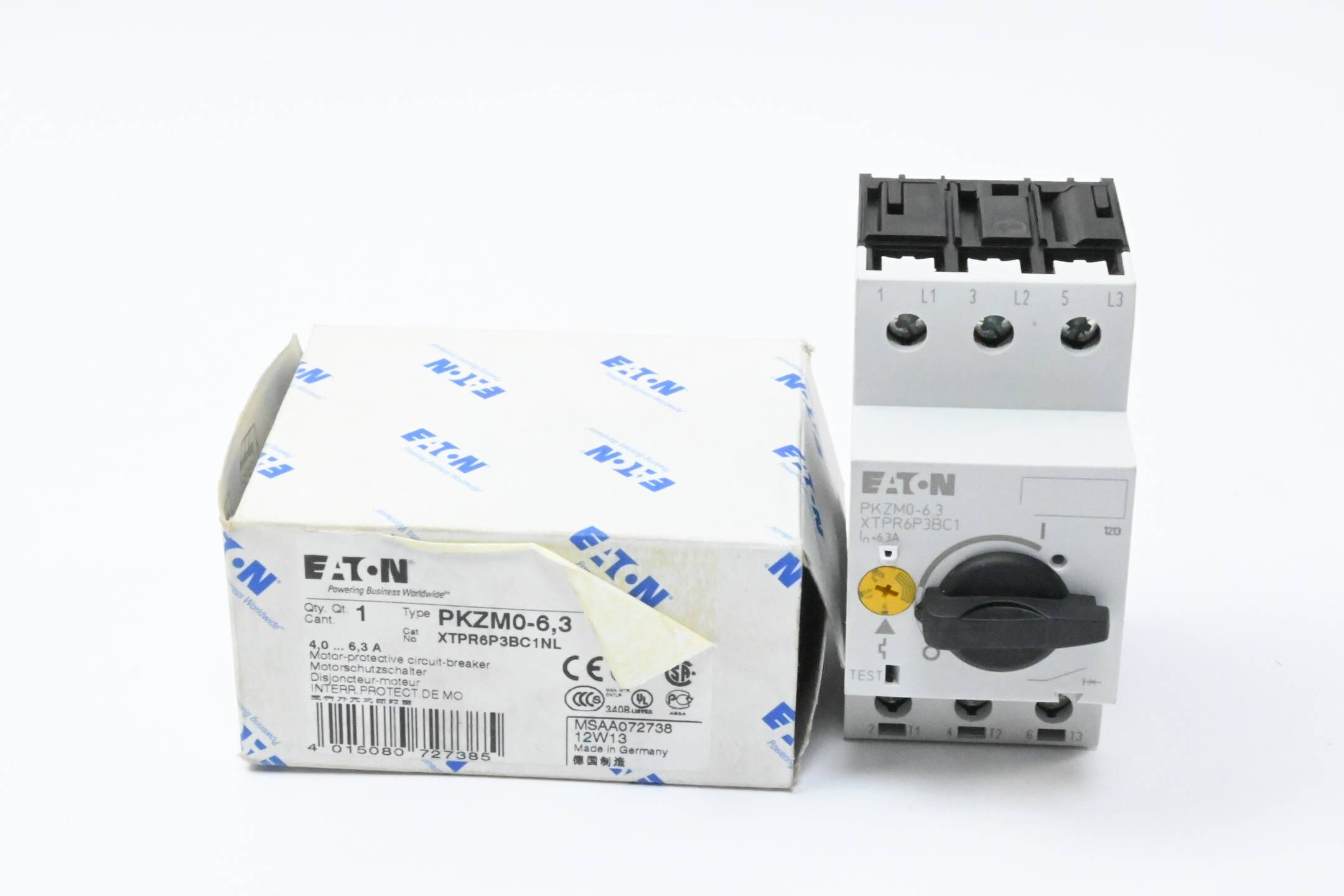 Eaton Moeller Motorschutzschalter PKZM0-6,3 ( XTPR6P3BC1NL )