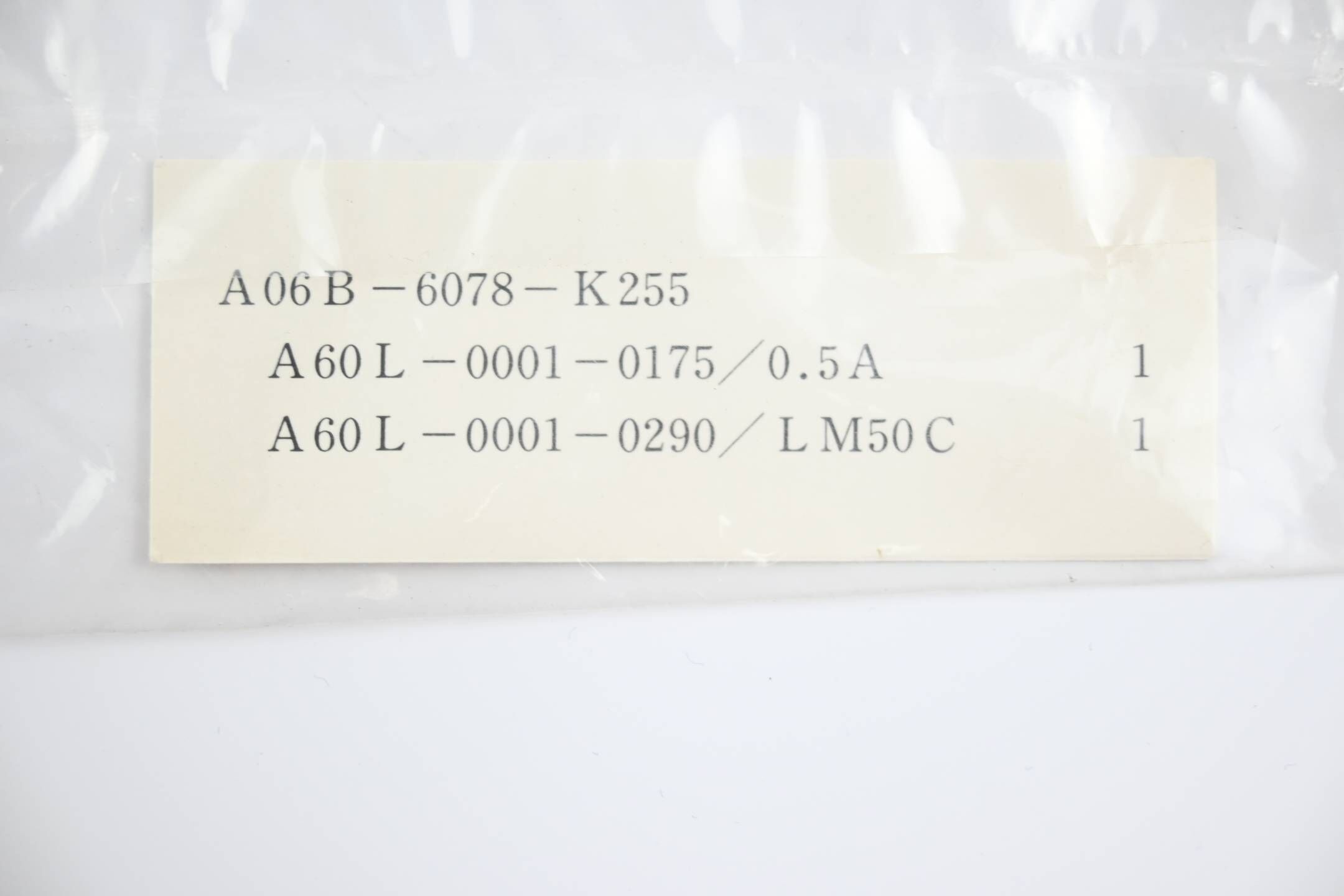 Fanuc A06B-6078-K255 Sicherung ( A60L-0001-0175 / 0.5A )( A60L-0001-0290 )