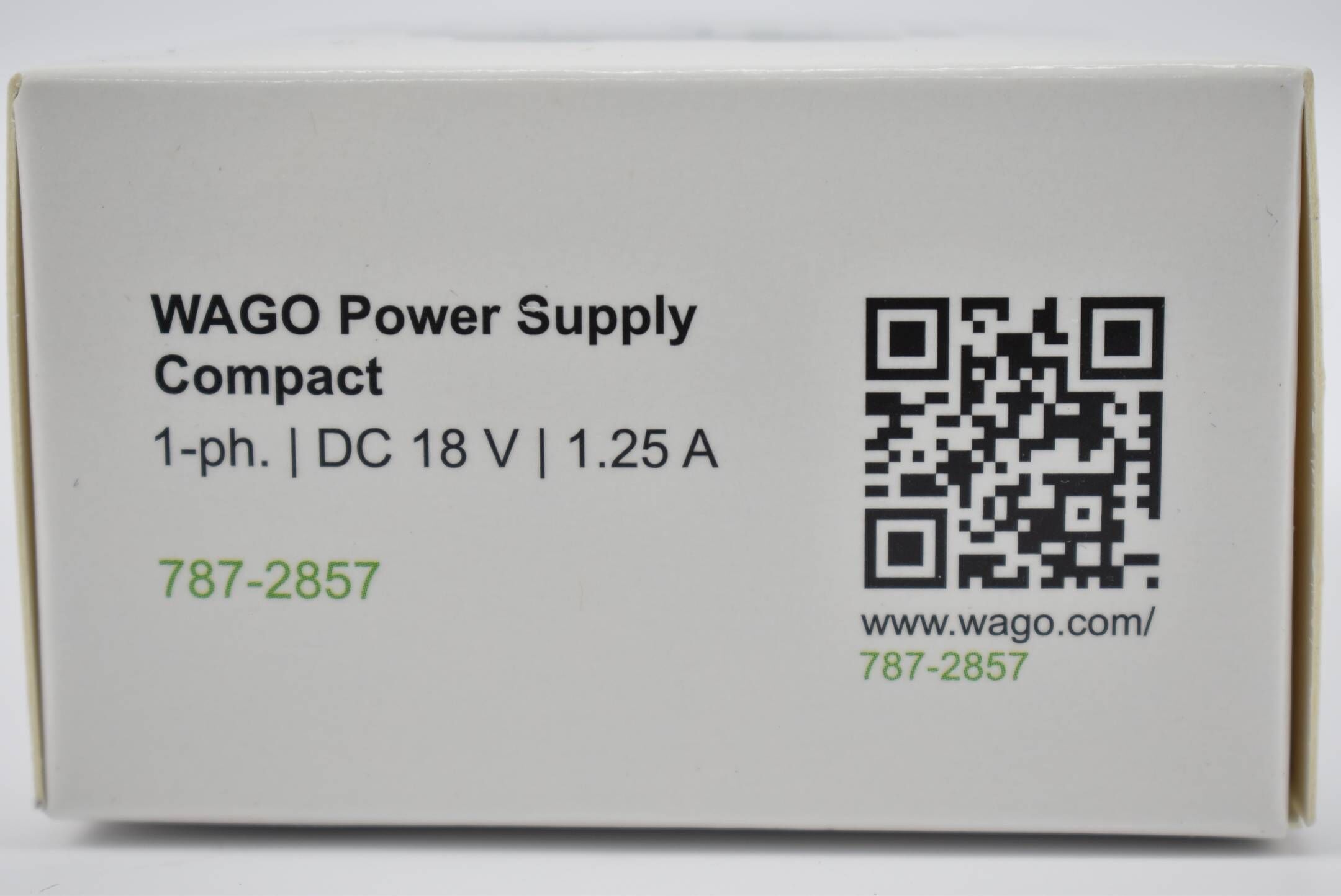 Wago Stromversorgung Compact 1-phasig 787-2857 ( 18VDC 1,25A ) 