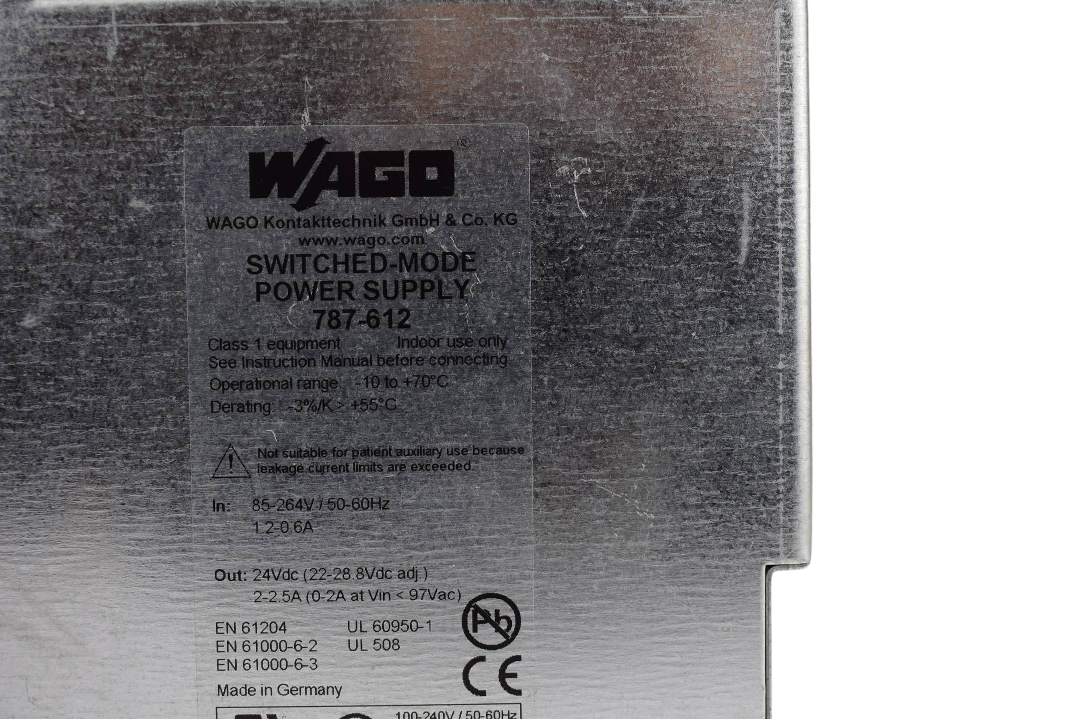 WAGO Energieversorgung 787-612