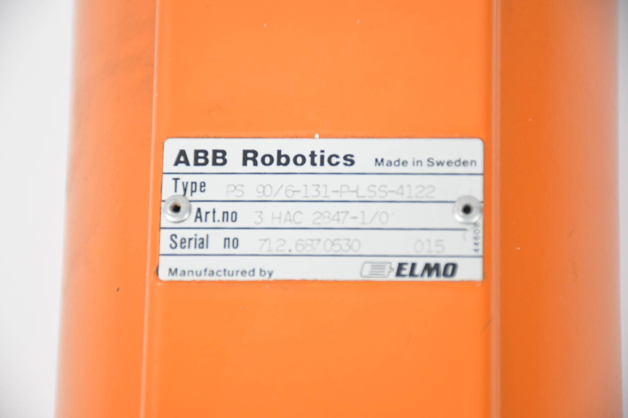 ABB Robotics Servomotor PS 90/6-131-P-LSS-4122 ( 3 HAC 2847-1/0 )