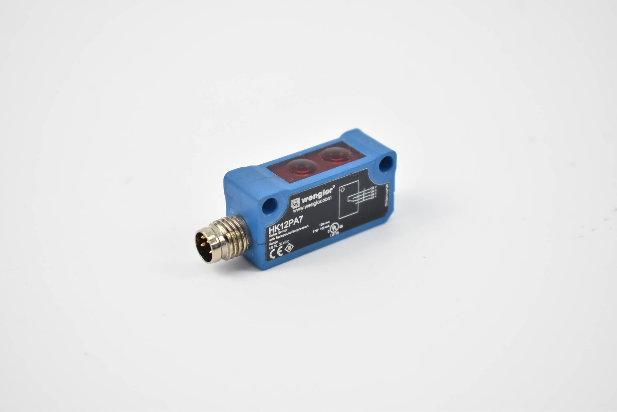 Wenglor Reflex-Sensor HK12PA7 ( 10-30VDC 100mA 120mm )