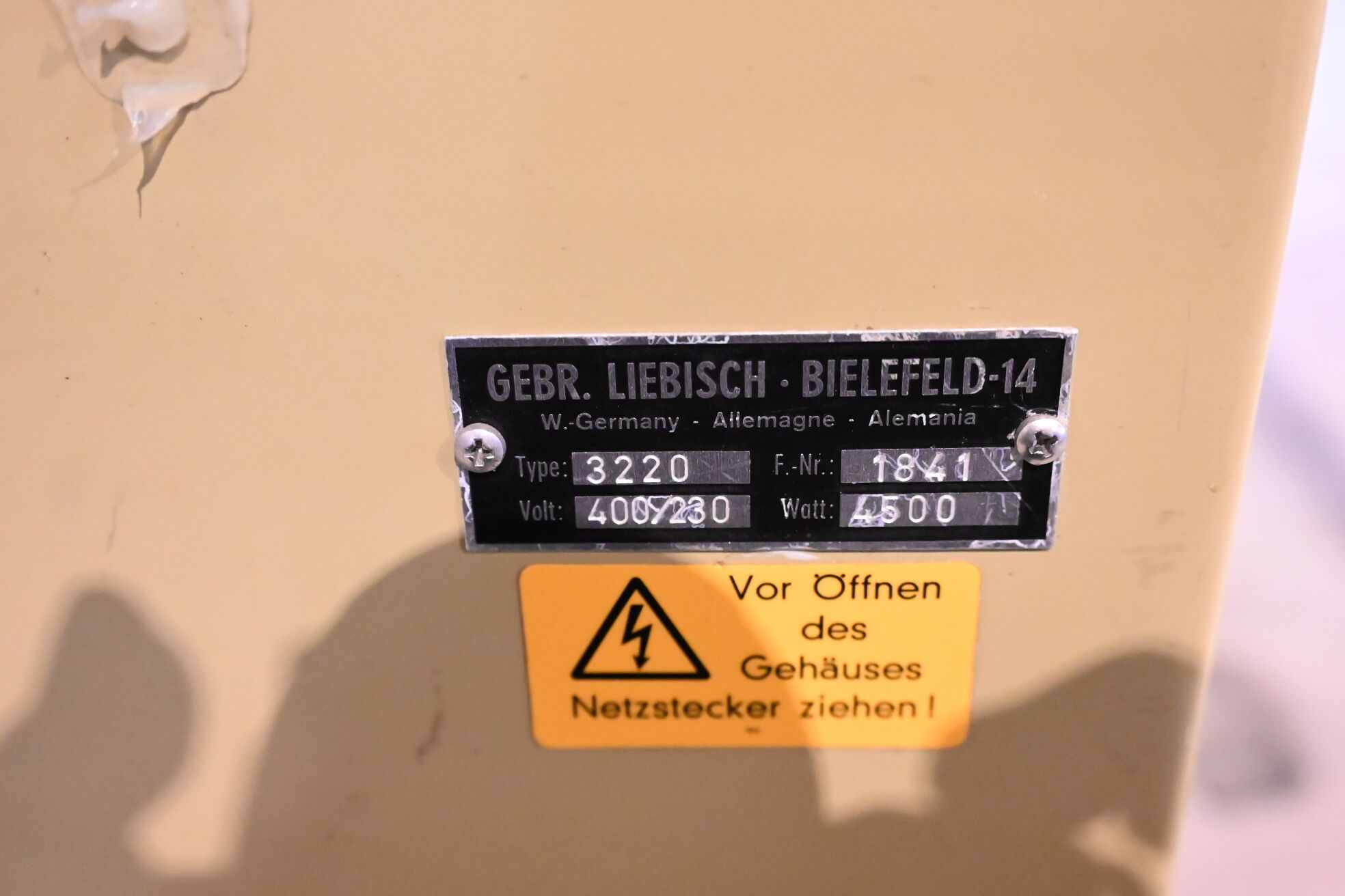 Gebr. Liebisch Salzsprühnebel-Prüfgerät SL-2000 ( 3220 )