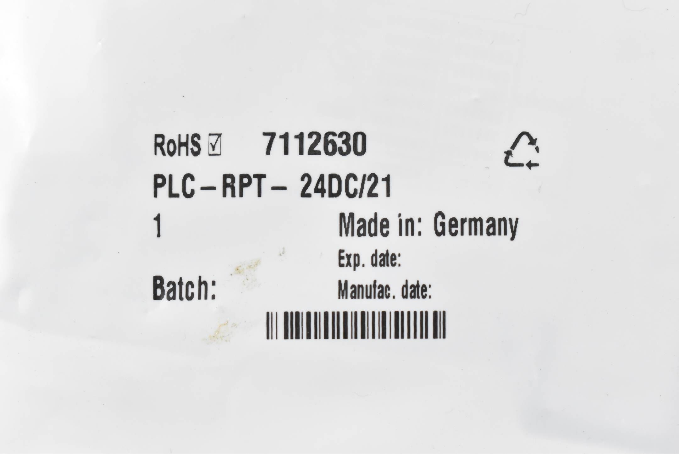 Phoenix Contact Relaismodul PLC-RPT-24DC/21 ( 7112630 )