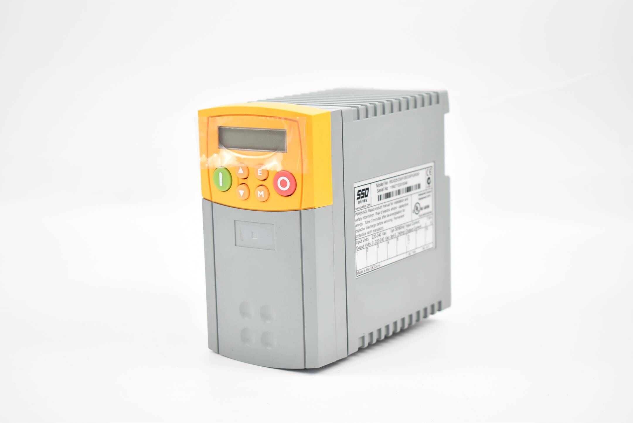 Parker SSD Drives Frequenzumrichter 650/005/230/F/05/DISP/GR/0/0