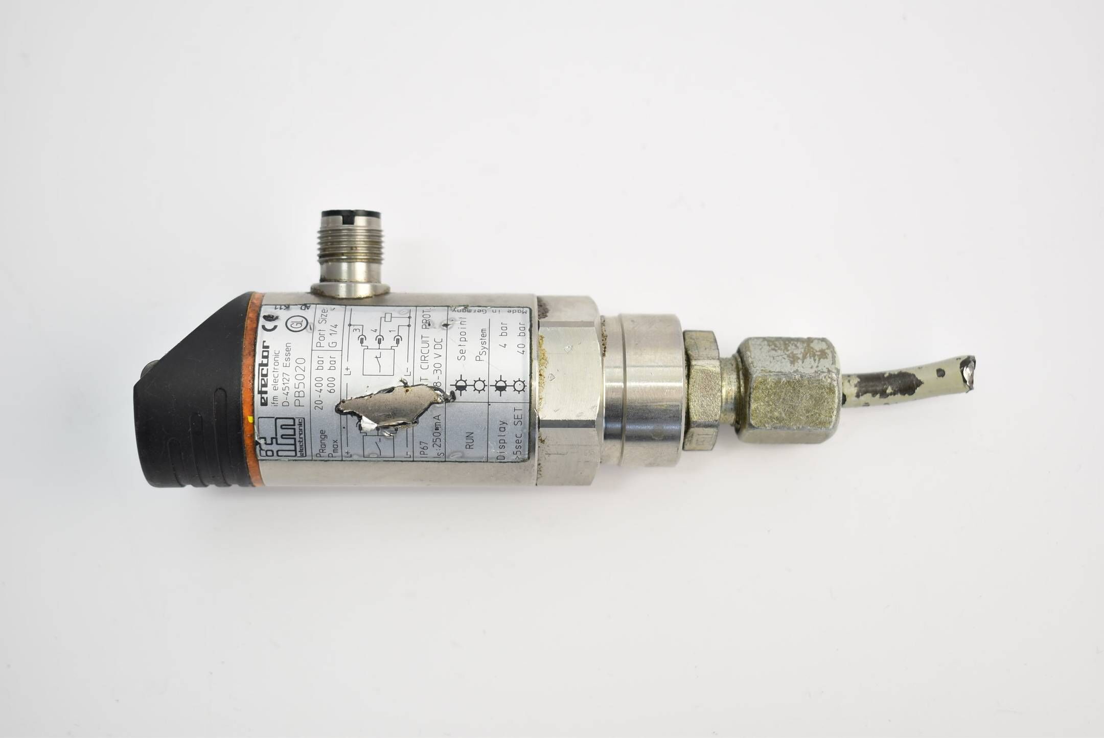 Ifm Drucksensor mit LED-Balkenanzeige PB5020