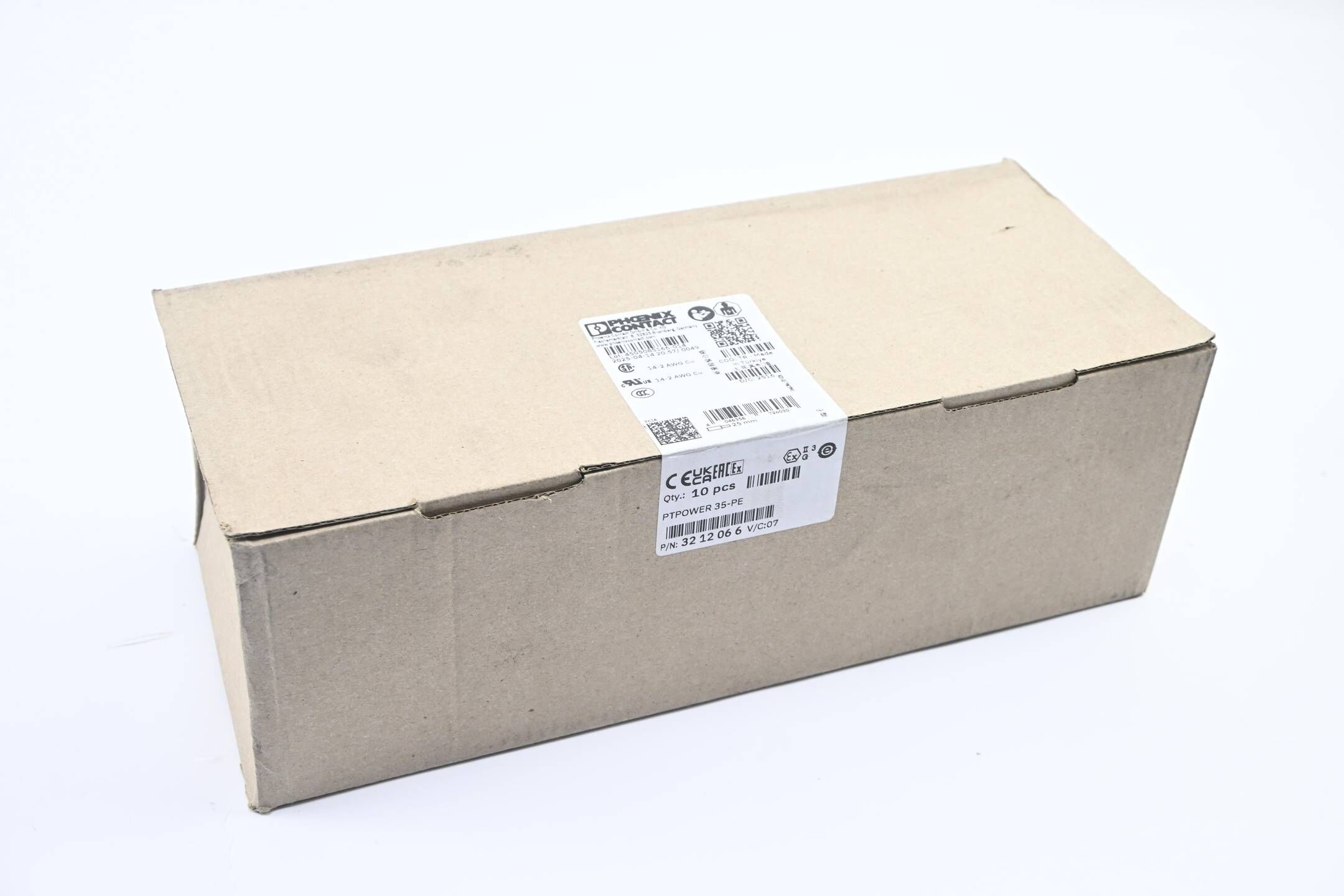 Phoenix Contact 10 Stück Schutzleiterklemme PTPOWER 35-PE ( 3212066 )