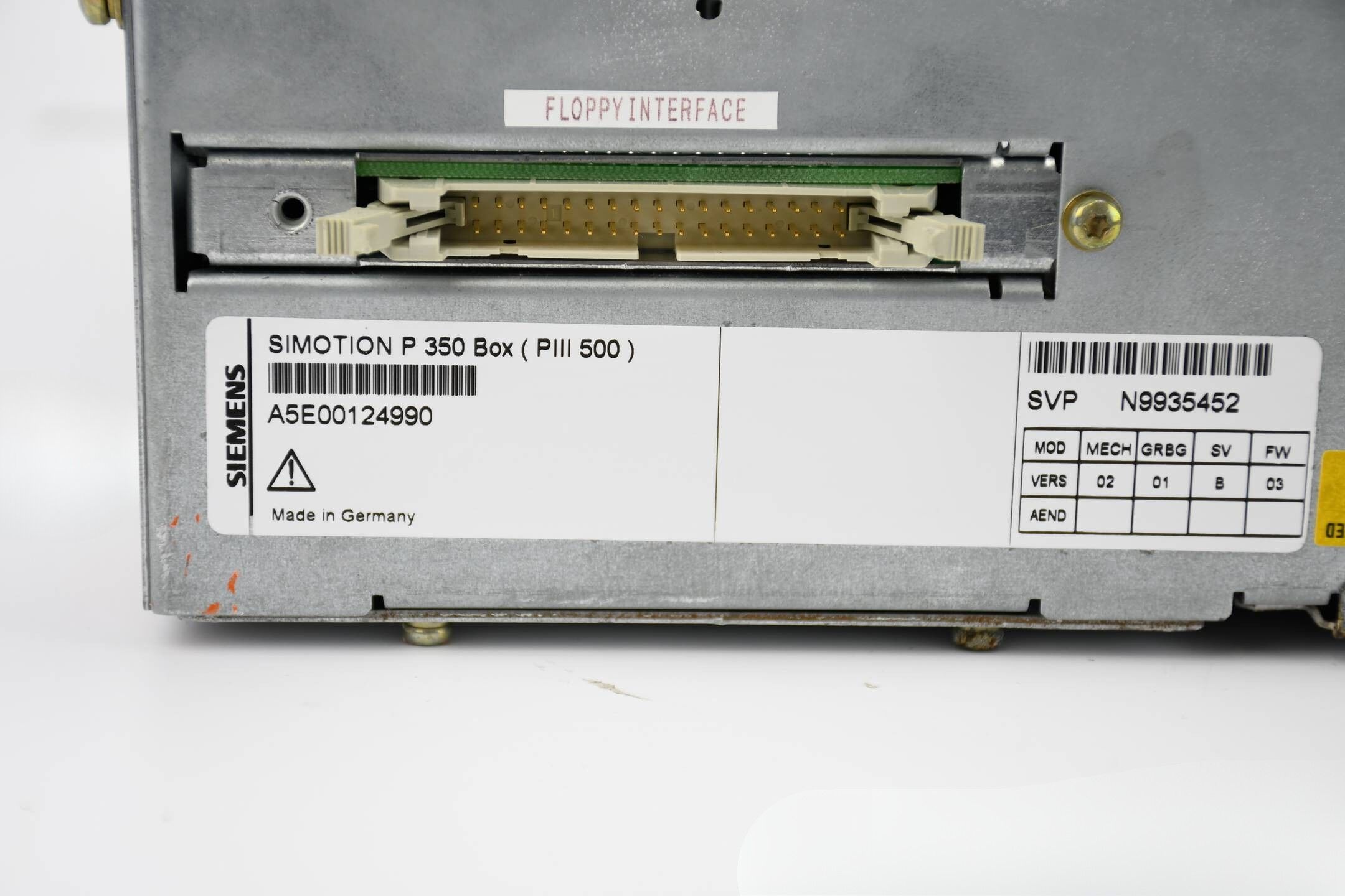 Siemens simotion P350 Box PIII 500 A5E00124990 inkl. Festplatte