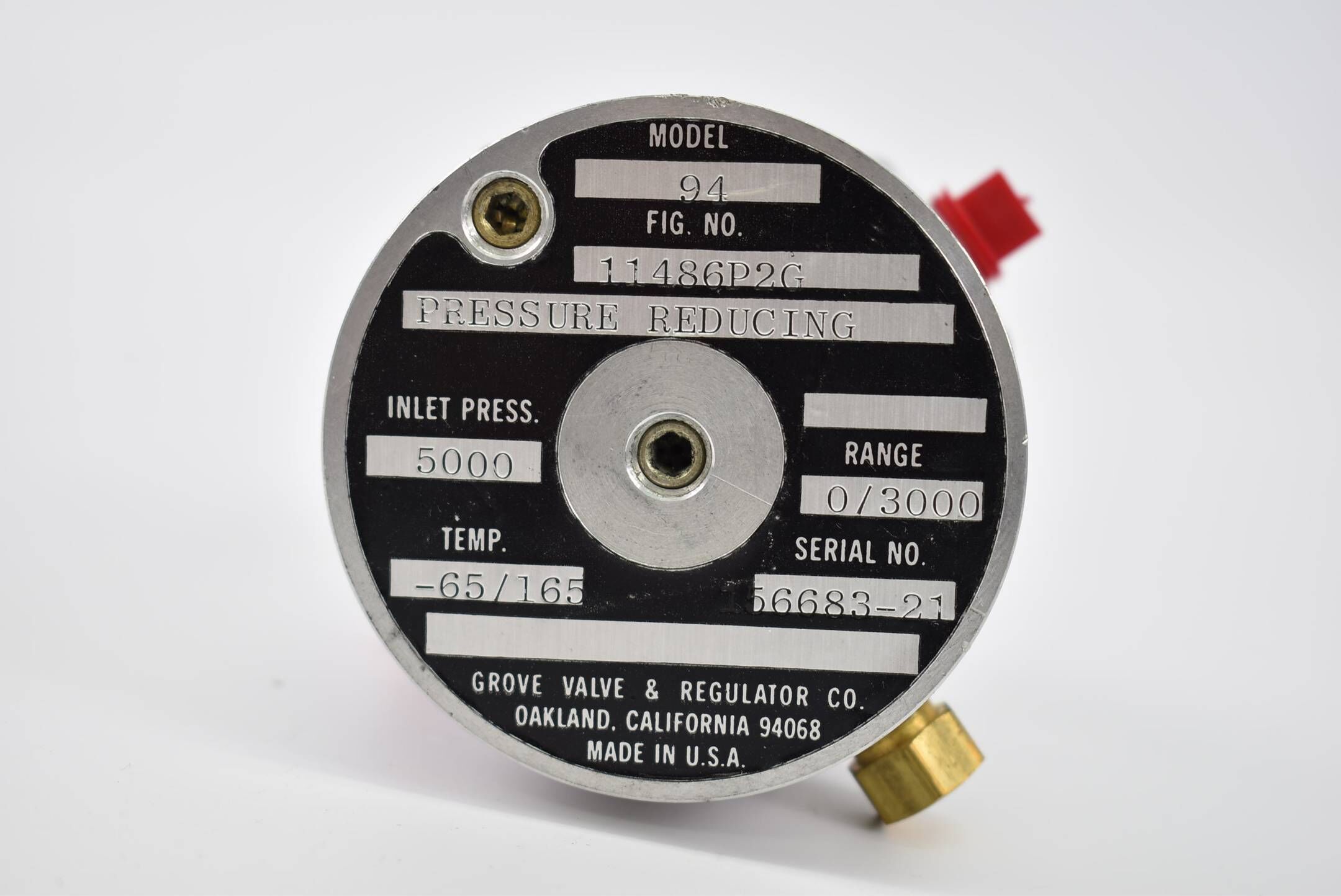 Genuine Grove Parts Flüssigkeitsdruckregelventil 11486P2G