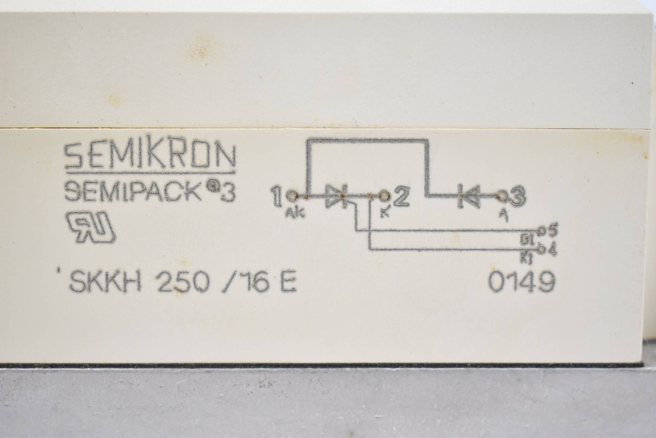 Semikron Thyristor (SCR) - Modul Semipack 3 SKKH250/16E ( SKKH 250/16E )