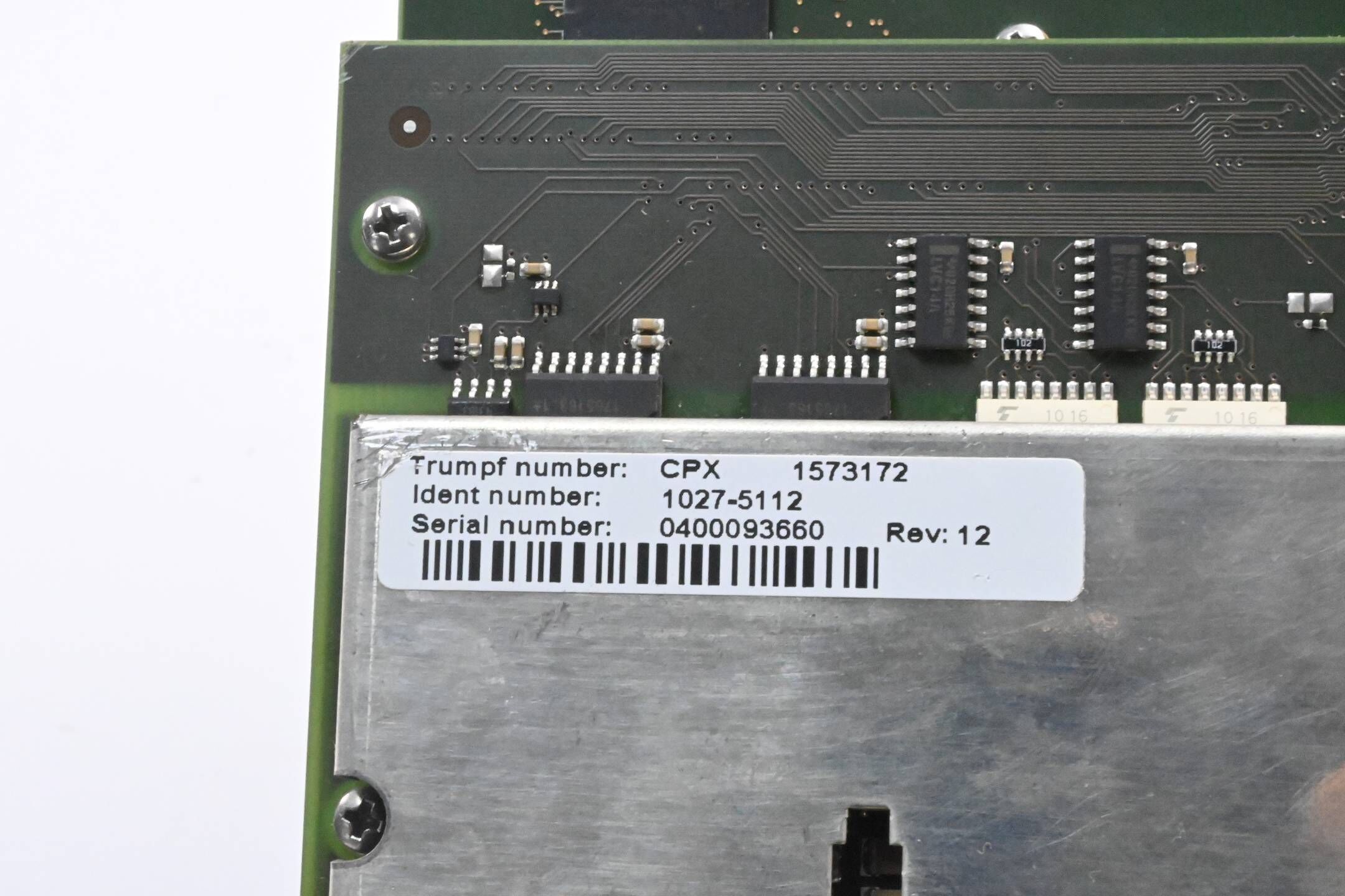 Trumpf Einschubmodul CPX 18-21-85-A3/01 ( 1573172 ) 1027-5112