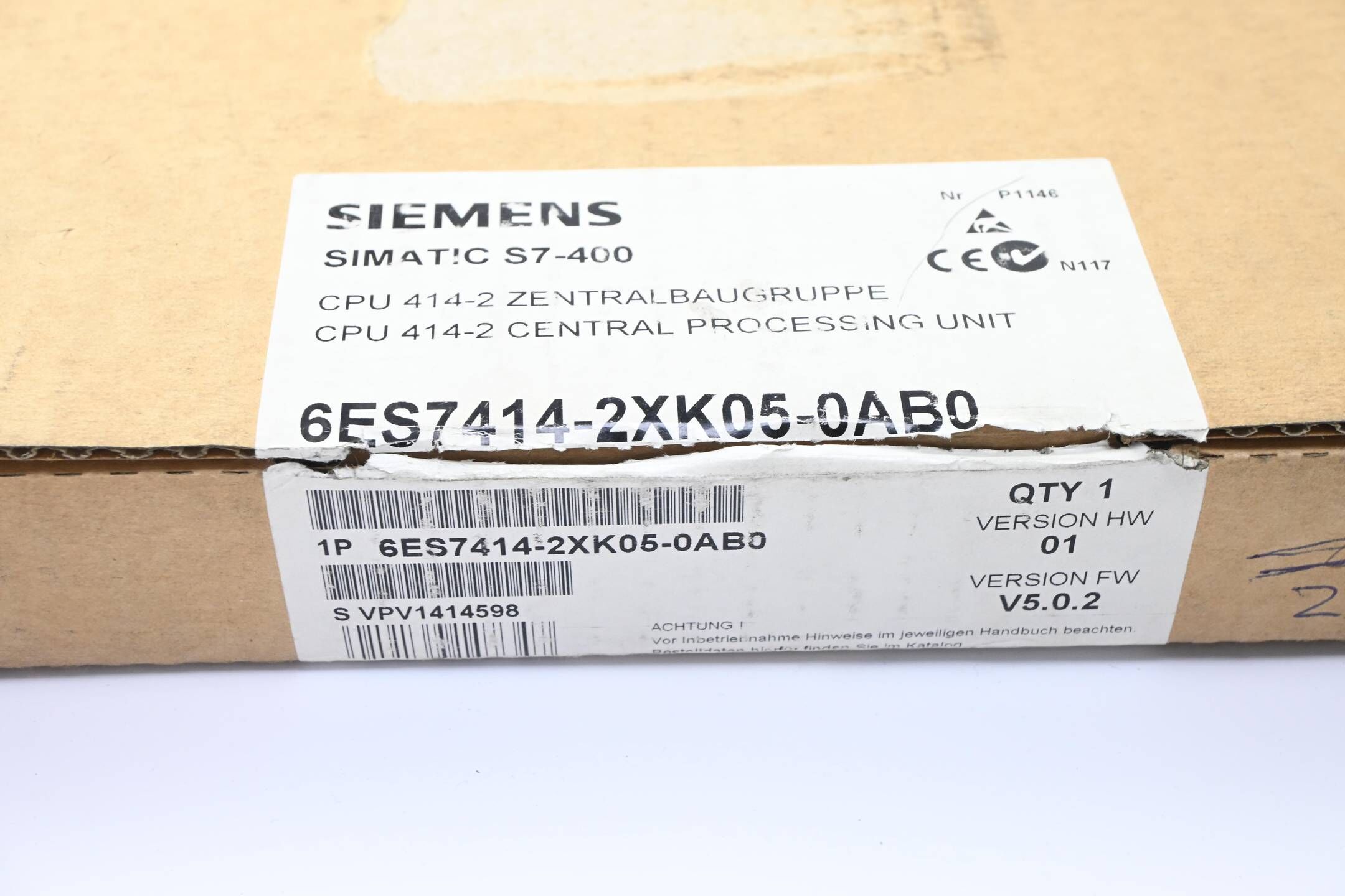 Siemens Simatic S7-400 CPU 414-2 6ES7414-2XK05-0AB0 ( 6ES7 414-2XK05-0AB0 ) E1