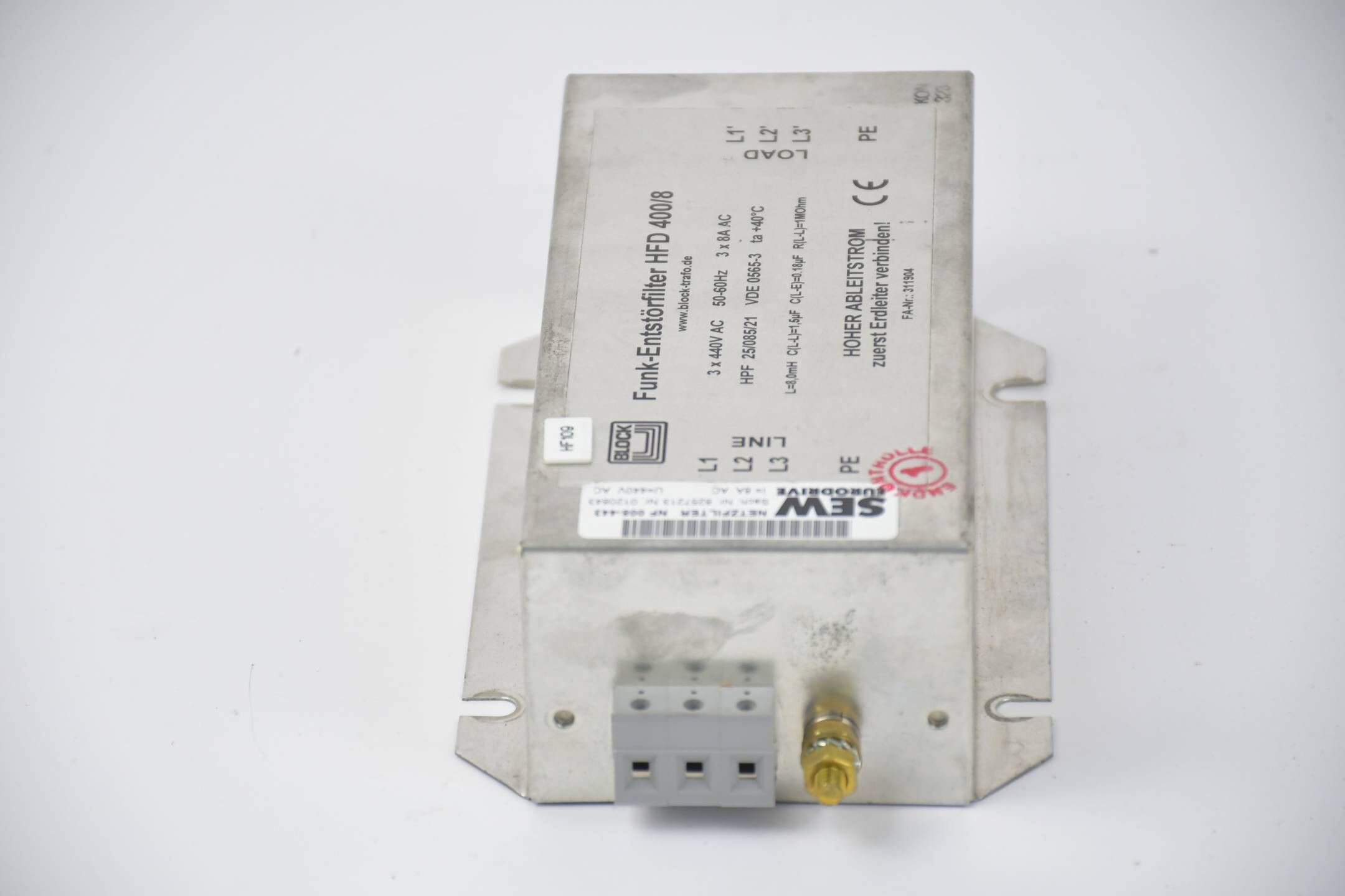 SEW Eurodrive Netzfilter NF 008-443