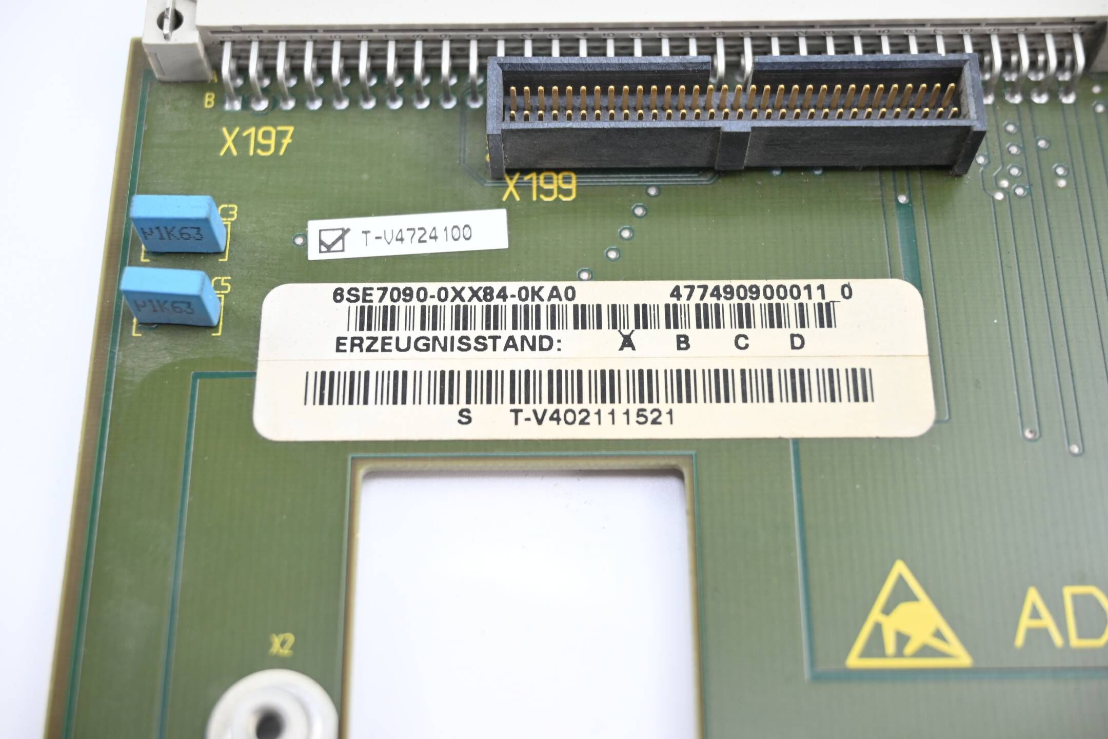 Siemens Simovert Adapterbaugruppe ADB 6SE7090-0XX84-0KA0 ( 6SE7 090-0XX84-0KA0 )