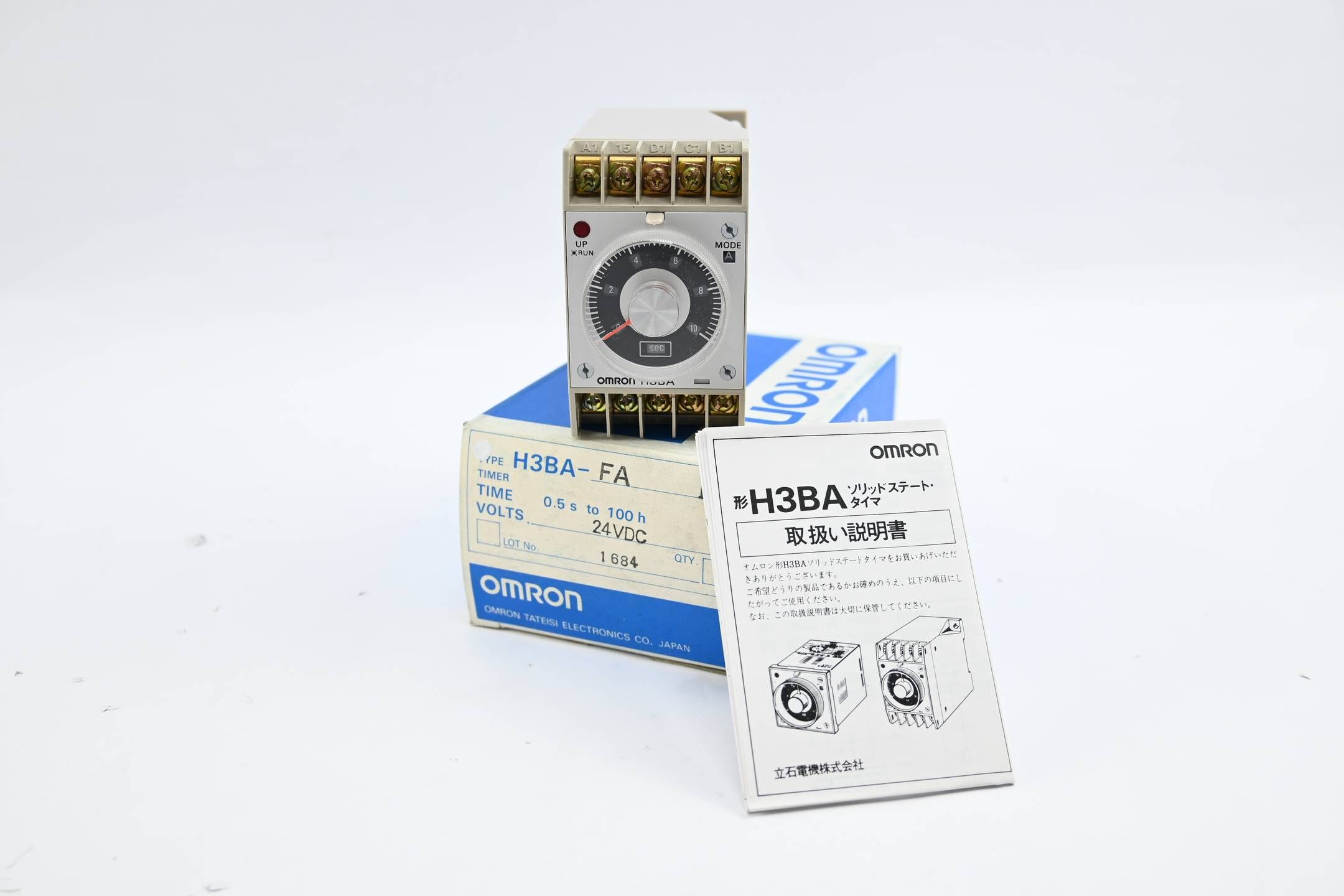Omron Timer Zeitrelais 0.5s - 100h 24VDC ( H3BA-FA )( H3BA-FA DIN )