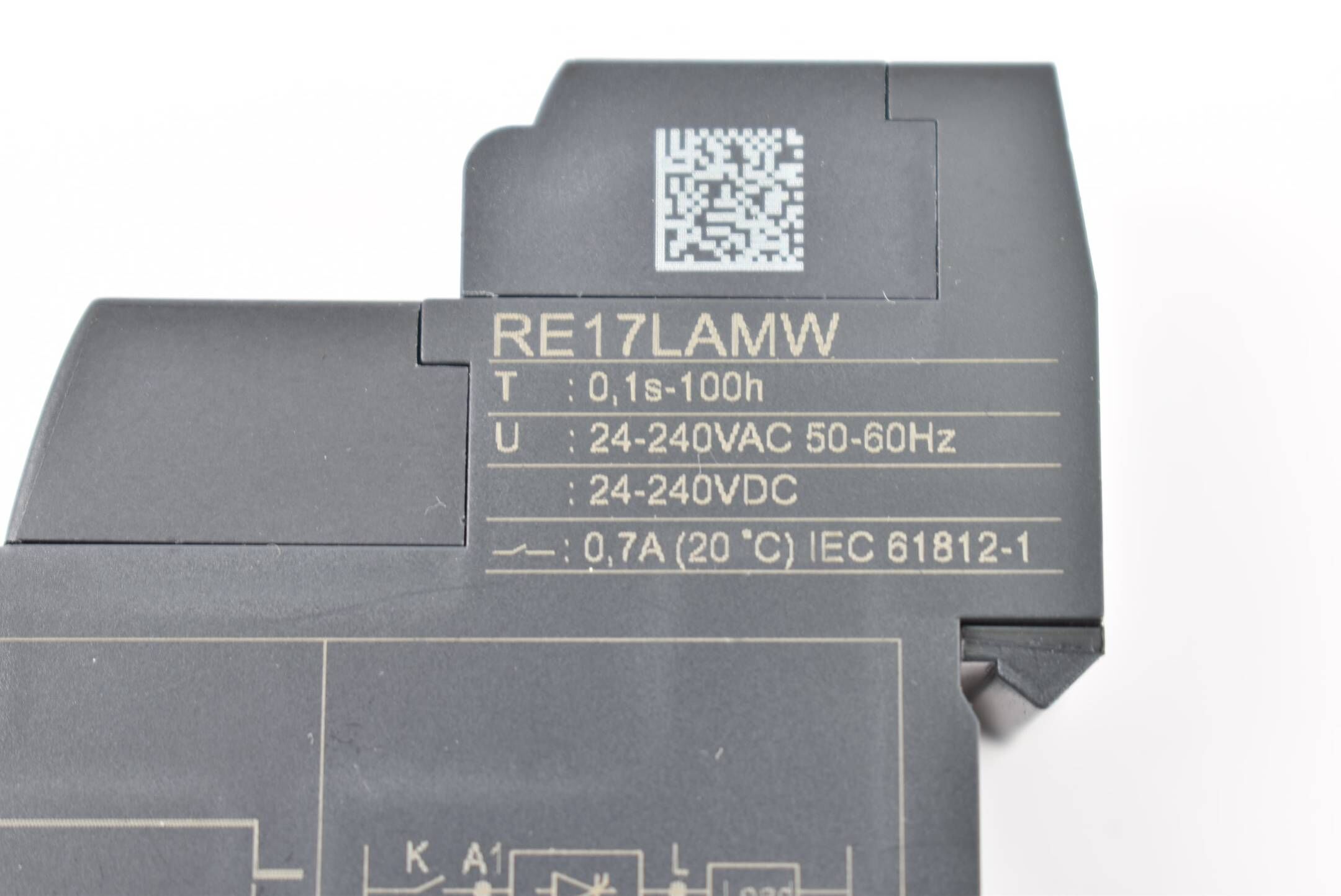 Telemecanique Zeitrelais 24-240 V AC 50-60 Hz 0,1s-100 h 0,7 A RE17LAMW