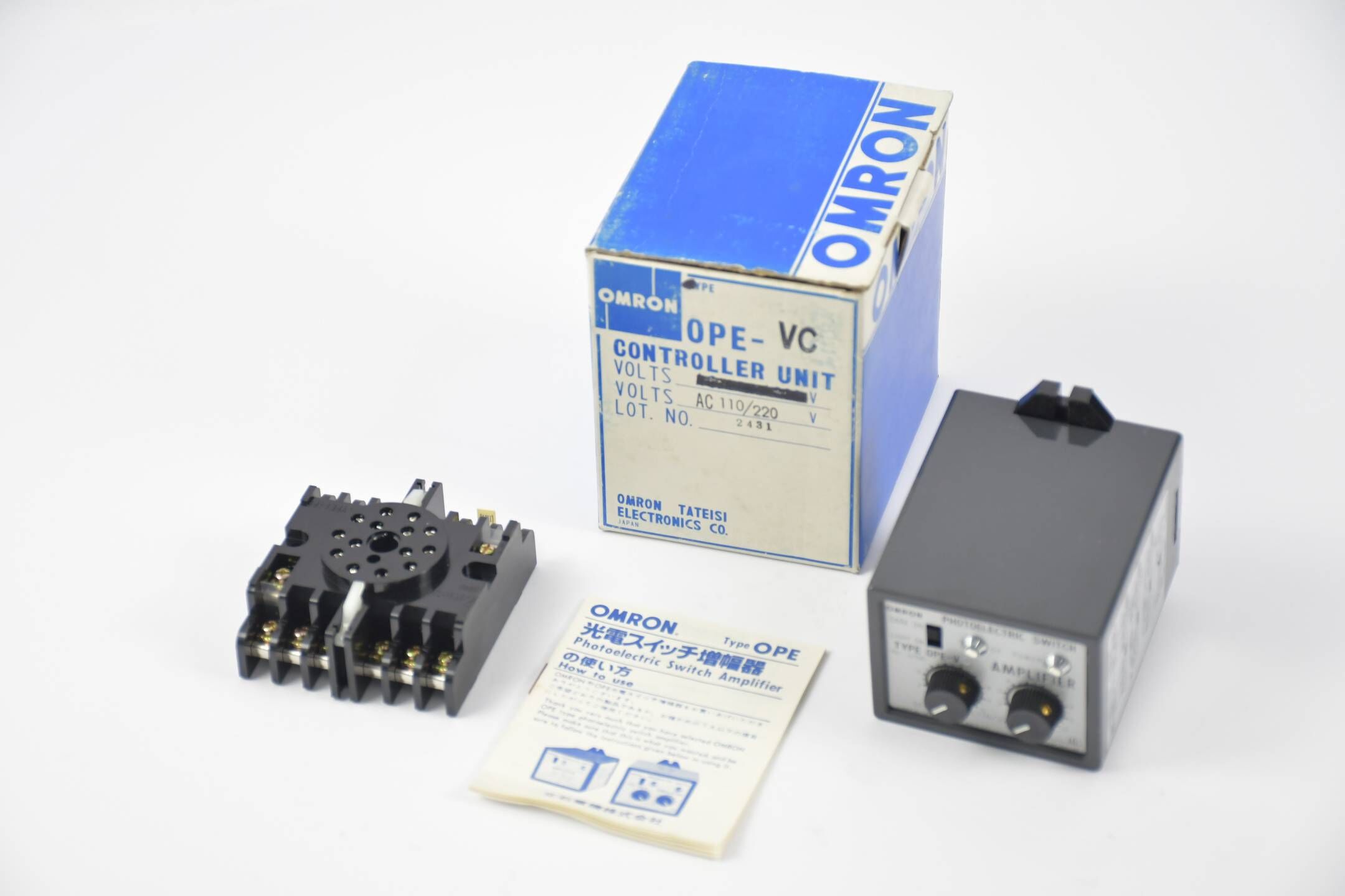 Omron Controller Unit Photoelectric switch OPE-VC AC110 / 220 