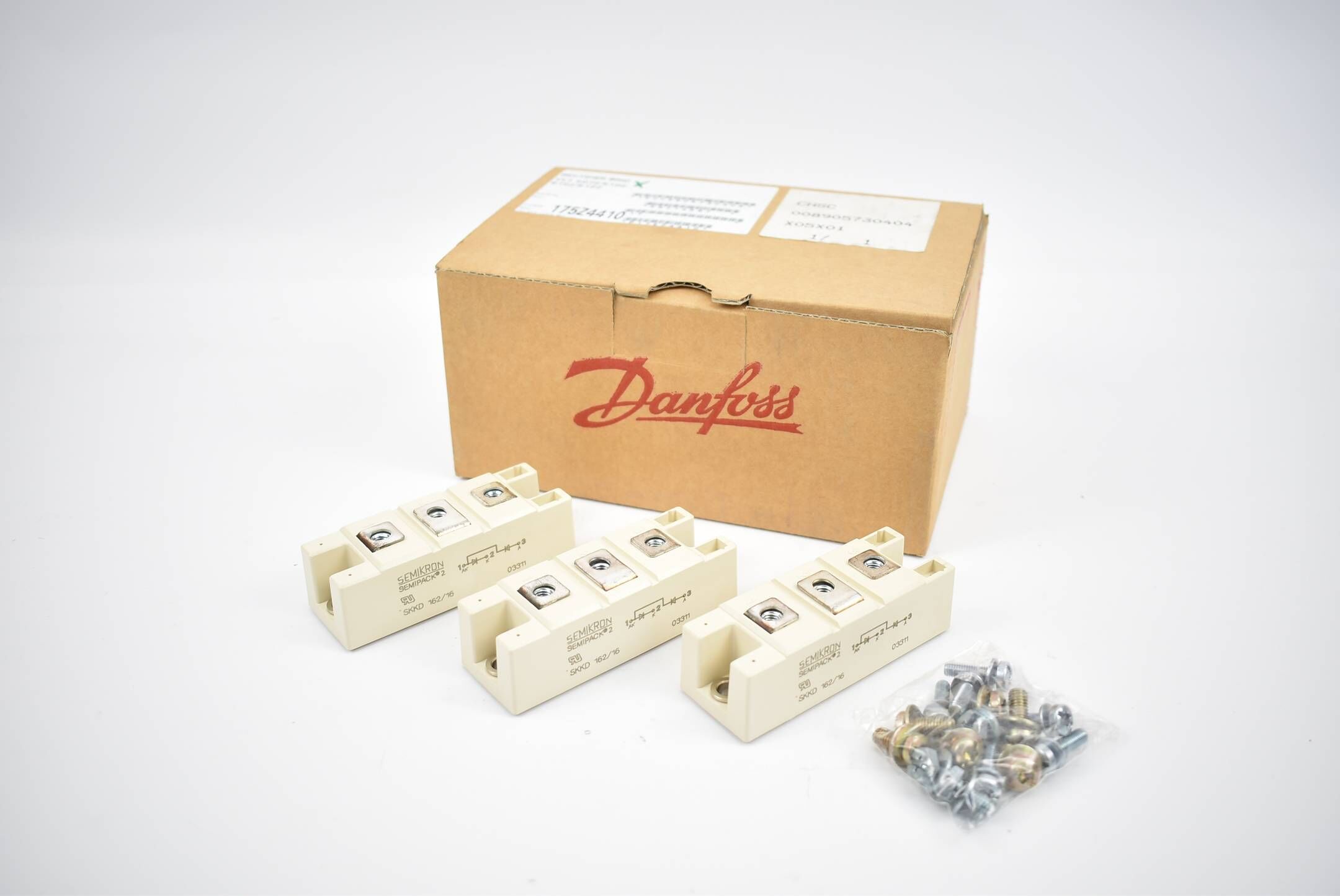 Semikron Semipack 2 für Danfoss VLT 2072/5102 175Z4410 ( SKKD 162/16 ) 3 Stück