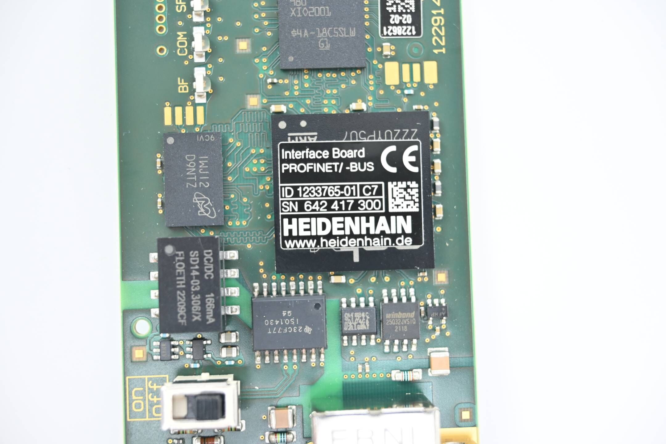 Heidenhain Interface Board Profinet/ -Bus 1233765-01 ( Vers. C7 )