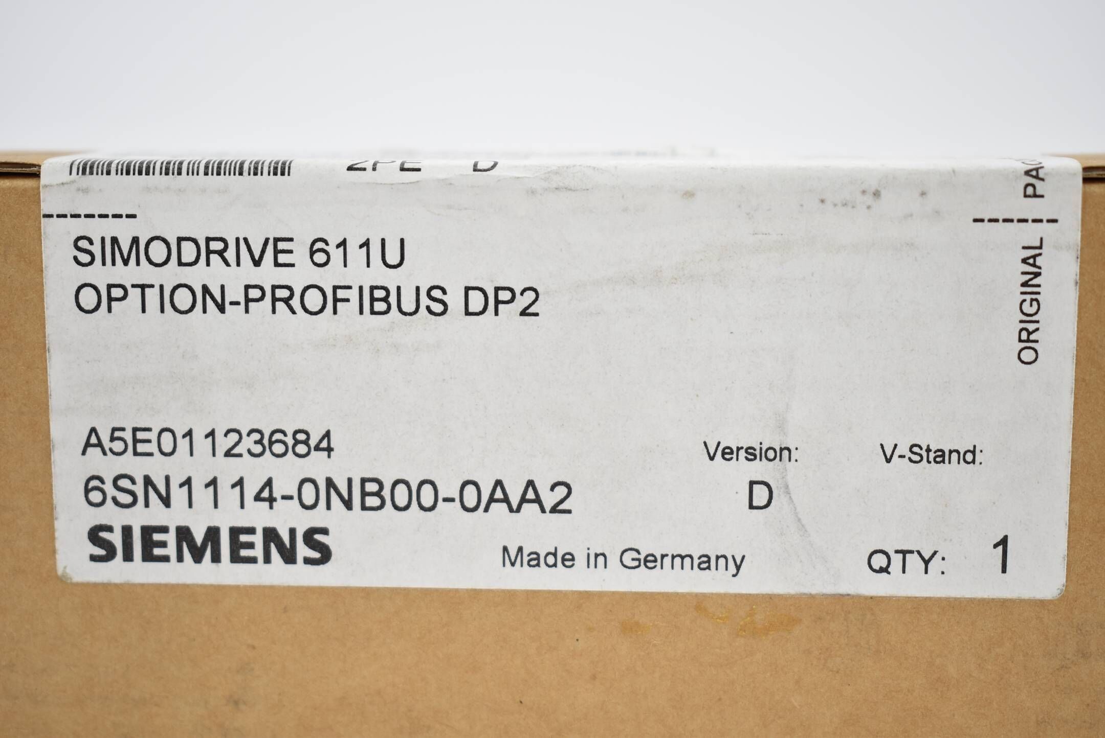 Siemens Simodrive Profibus-DP 6SN1114-0NB00-0AA2 ( 6SN1 114-0NB00-0AA2 )
