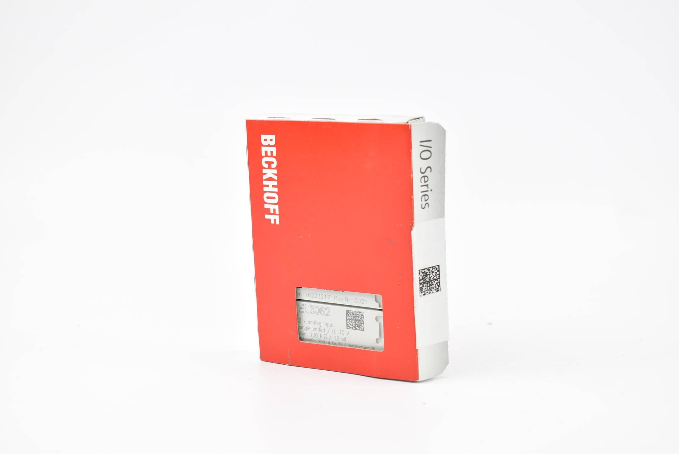 Beckhoff EtherCAT-Klemme 2-Kanal-Analog-Eingang 0-10V 12Bit EL3062 ( EL 3062 )