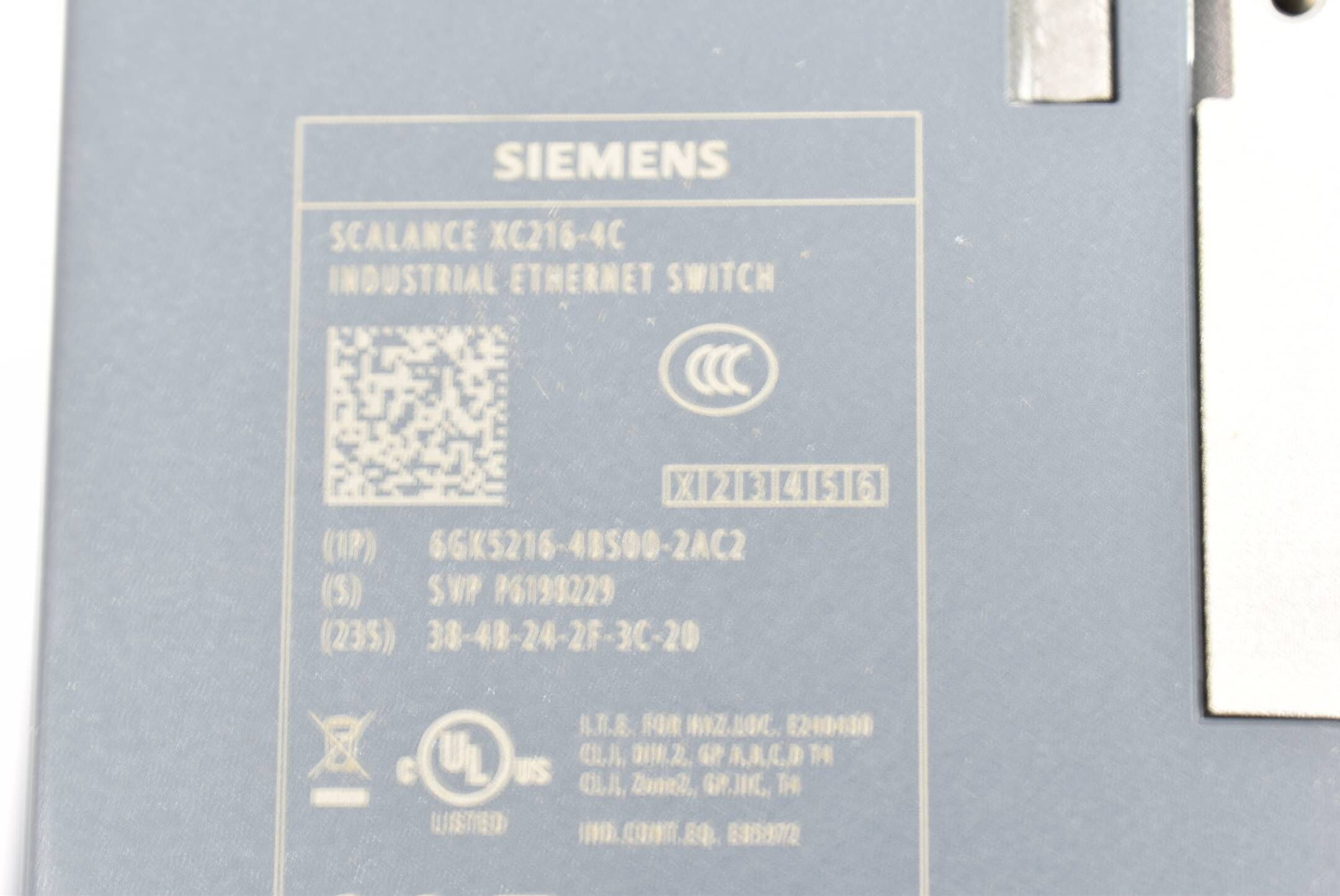 Siemens Simatic Net Scalance X 6GK5216-4BS00-2AC2 ( 6GK5216-4BS00-2AC2 ) E1