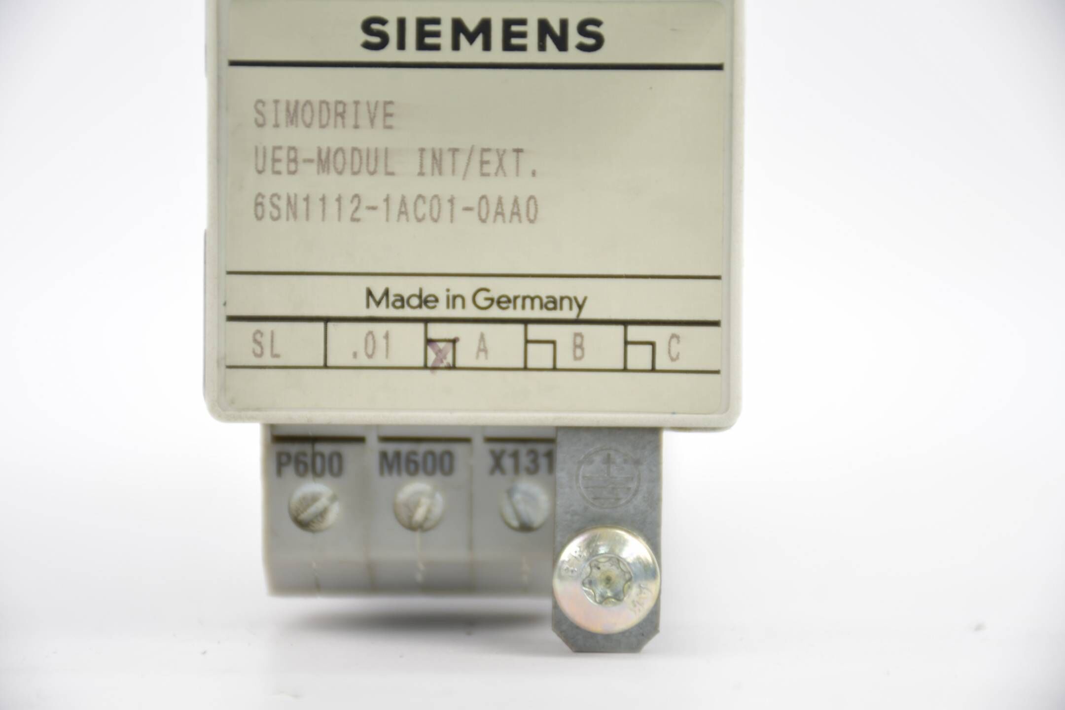 Siemens simodrive UEB-Modul 6SN1 112-1AC01-0AA0 ( 6SN1112-1AC01-0AA0 ) Ver A