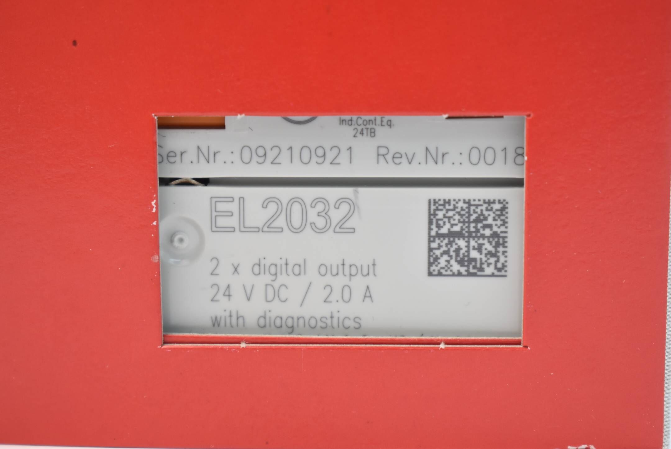 Beckhoff EtherCAT-Klemme 2-Kanal-Digital-Ausgang 24VDC EL2032 ( EL 2032 )