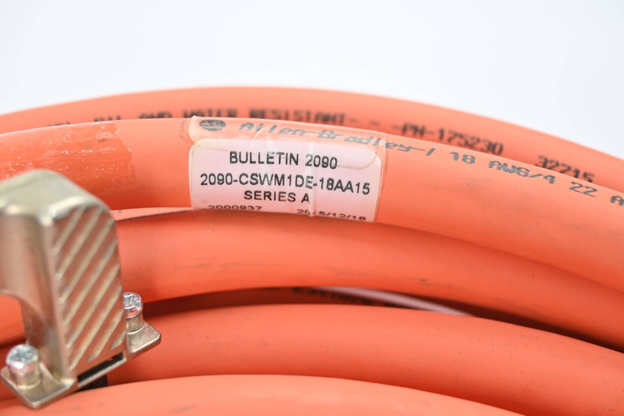 Allen Bradley Kinetix Smartlink Kabel 2090-CSWM1DE-18AA15 ( 15 Meter )