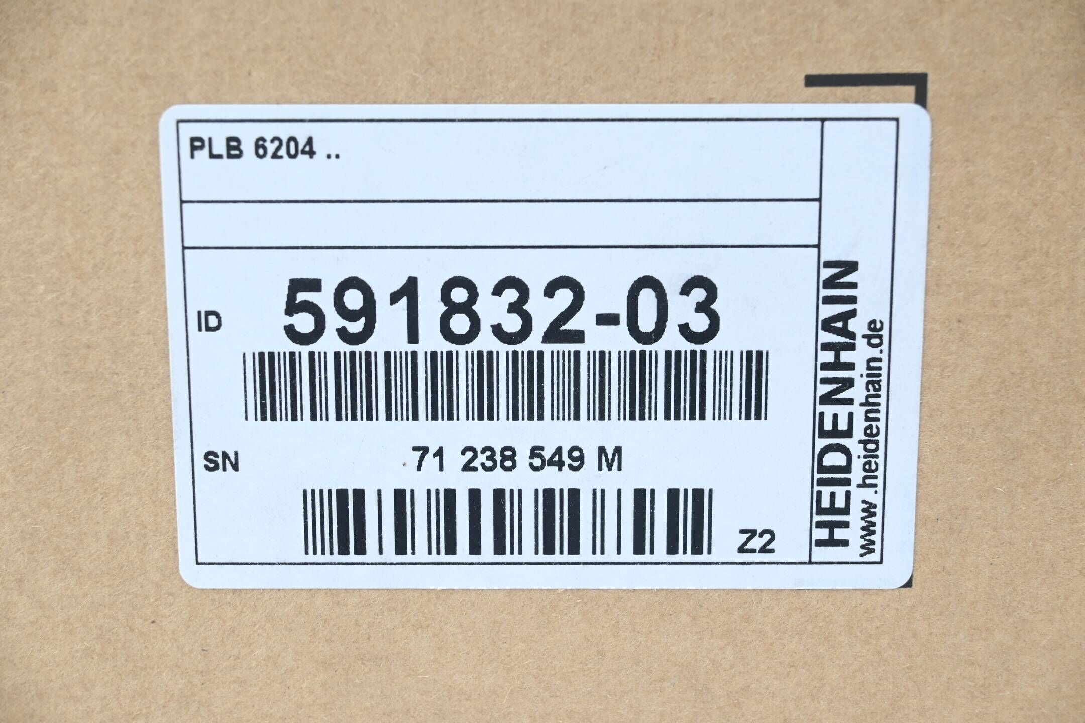 Heidenhain Systemmodul PLB 6204 ( 591832-03 ) Ver. Z2
